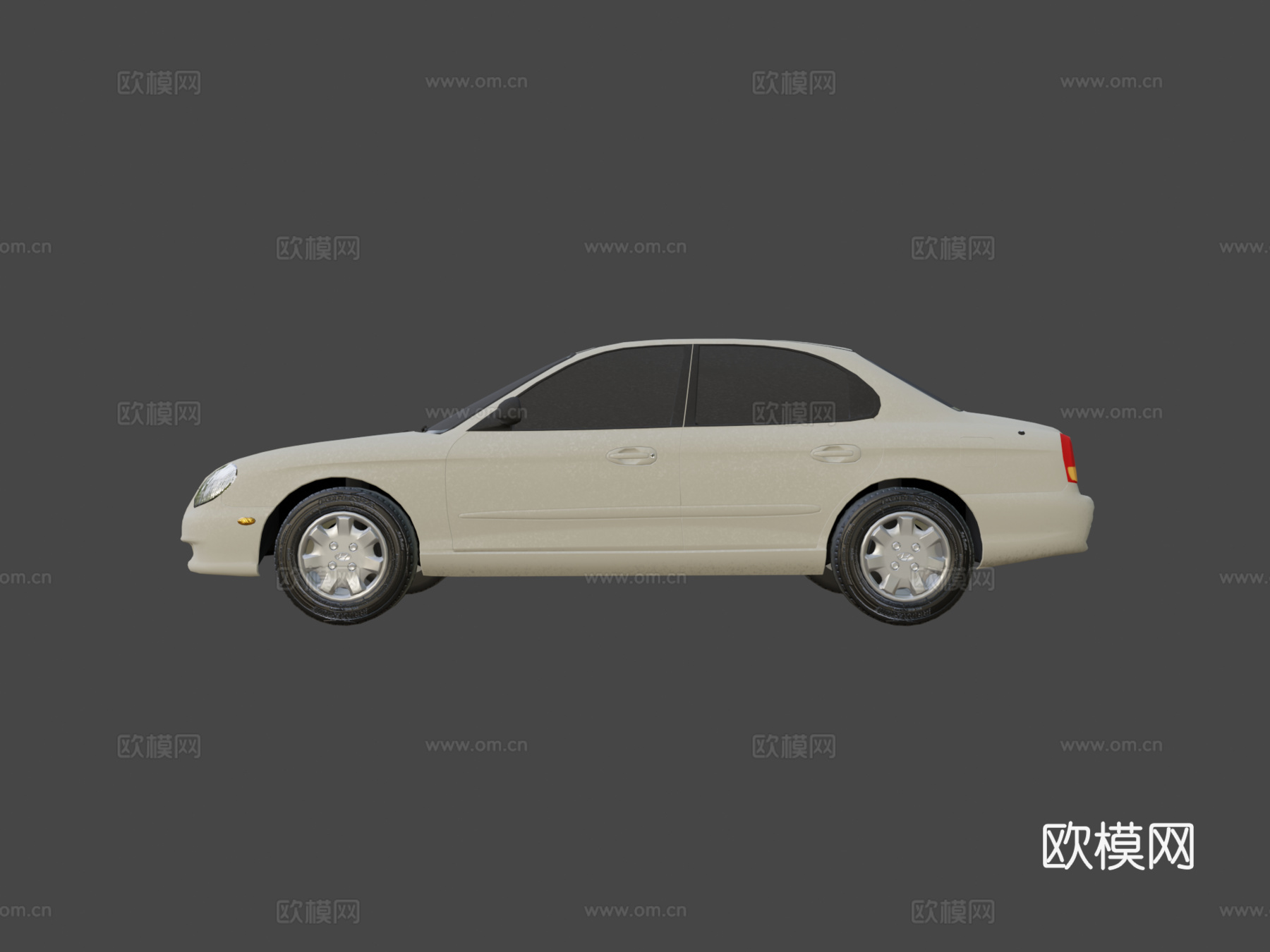 现代索纳塔 (EF)3d模型下载（渲染图6）