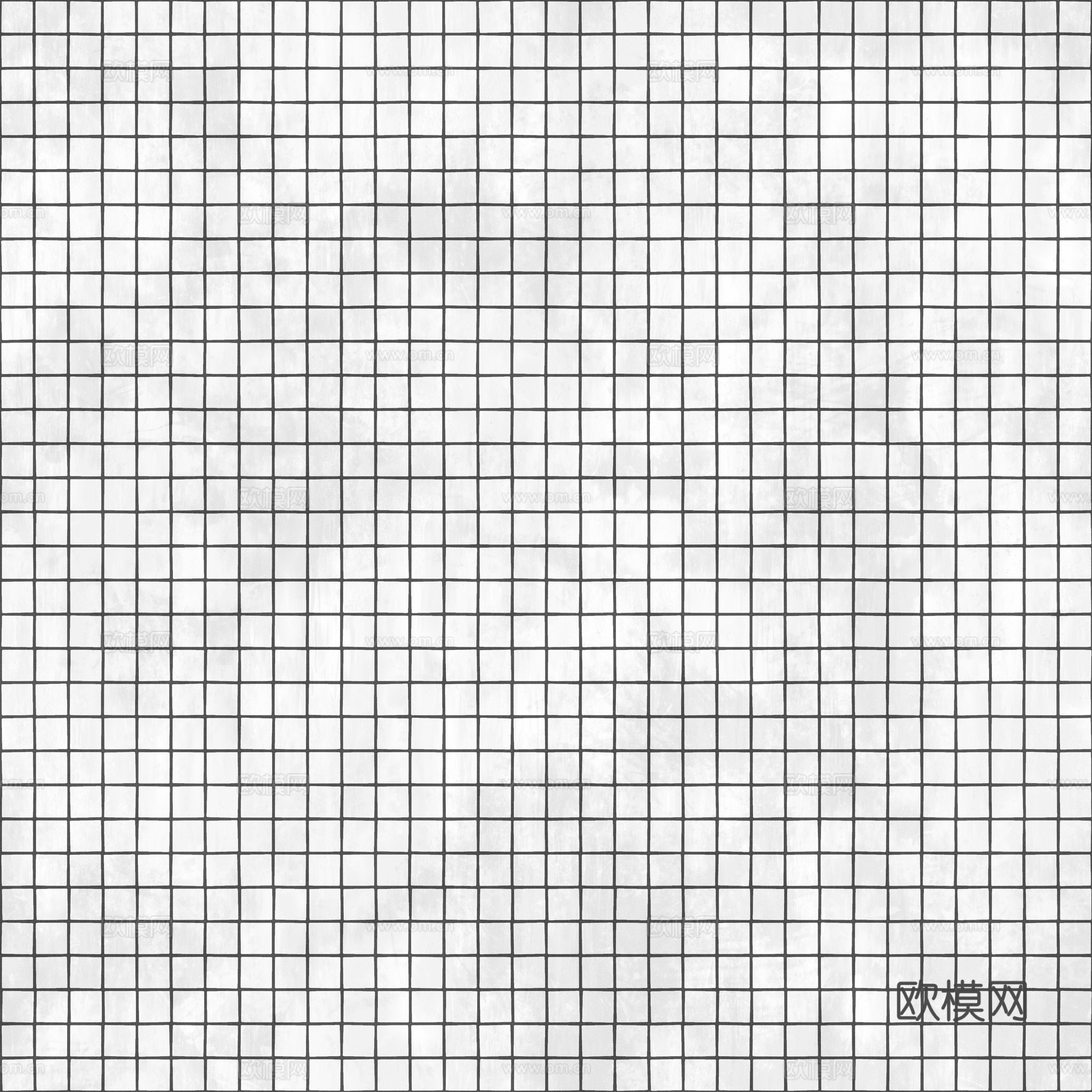 海洋风格方形泳池马赛克纹理 泳池 蓝色 瓷砖