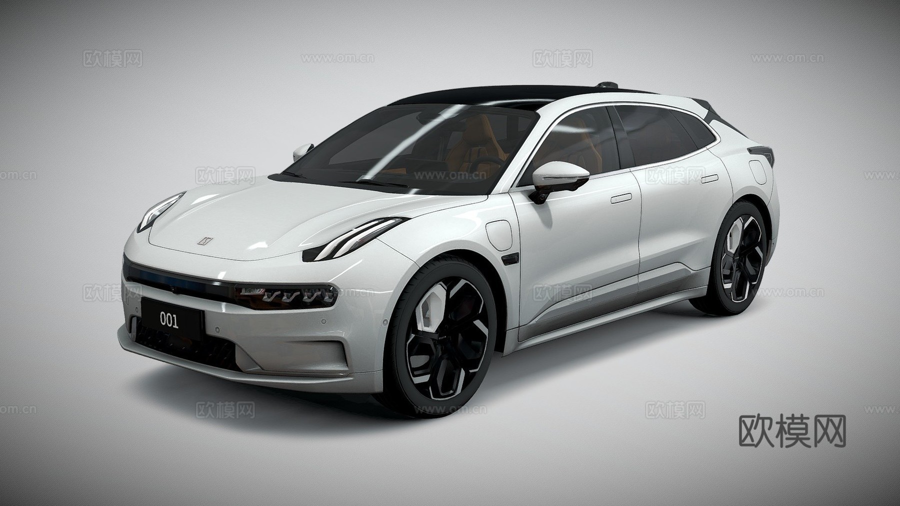 极氪0013d模型下载（渲染图1）