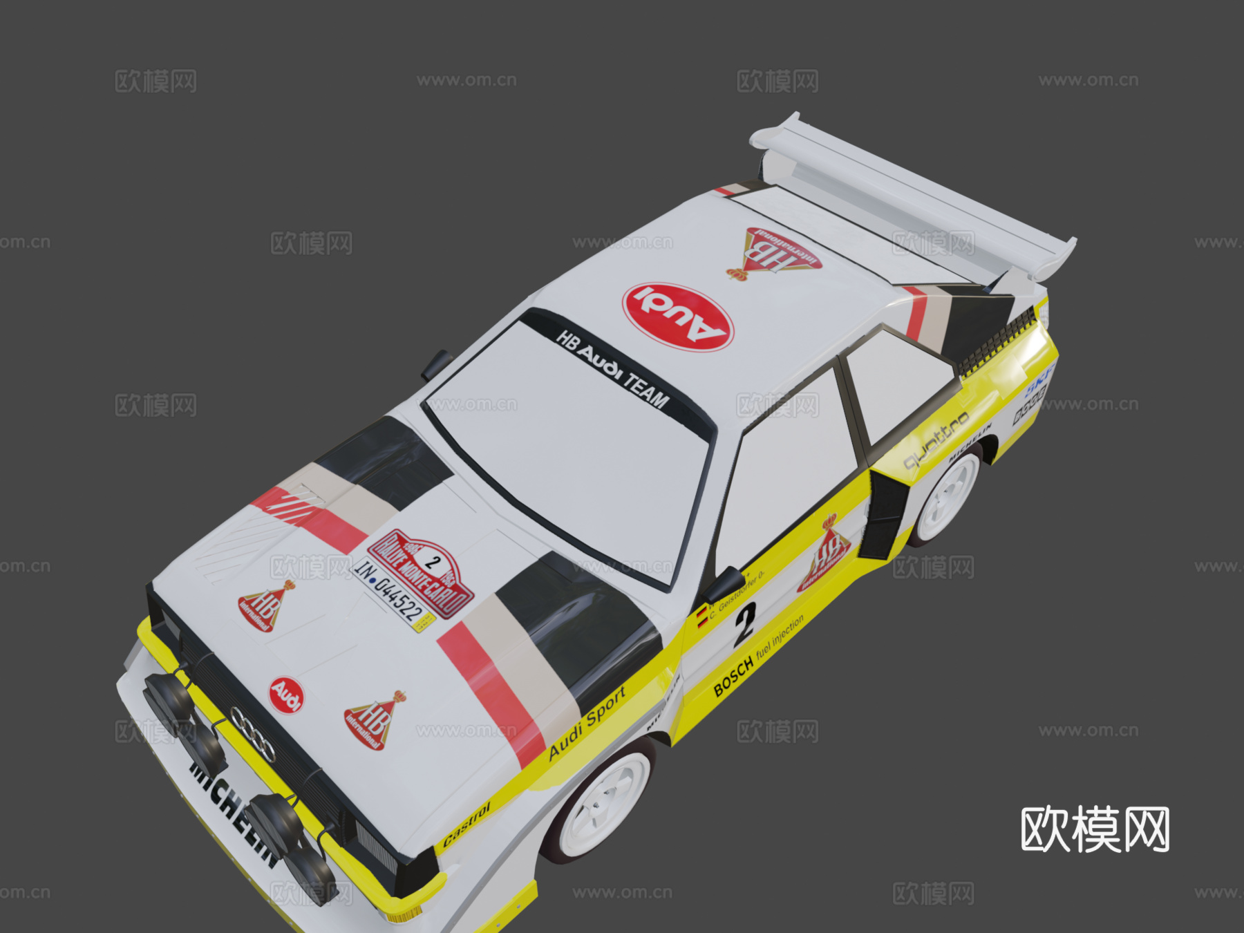 奥迪Quattro S1 E23d模型下载（渲染图8）