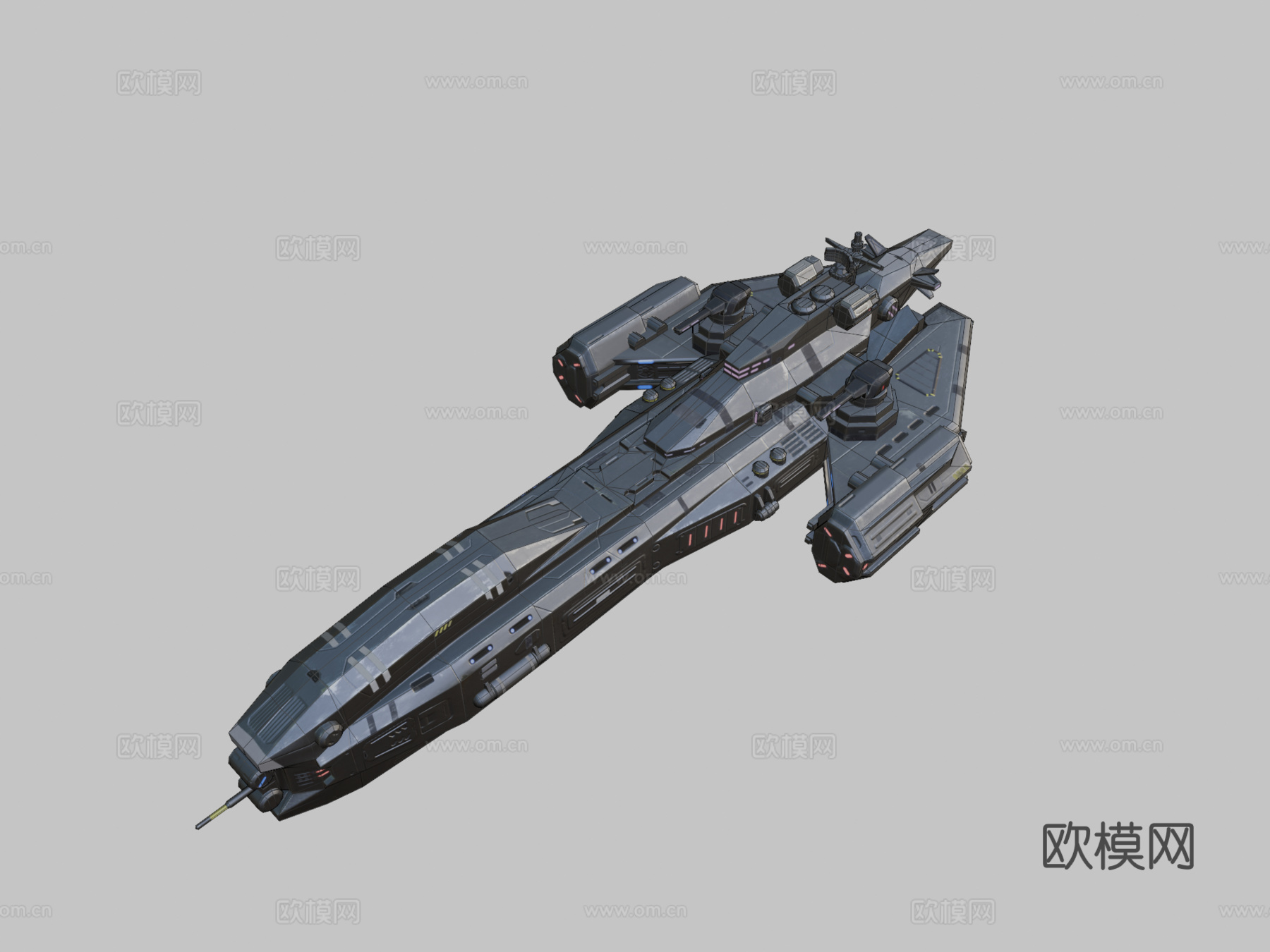 泰瑟3d模型下载（渲染图2）