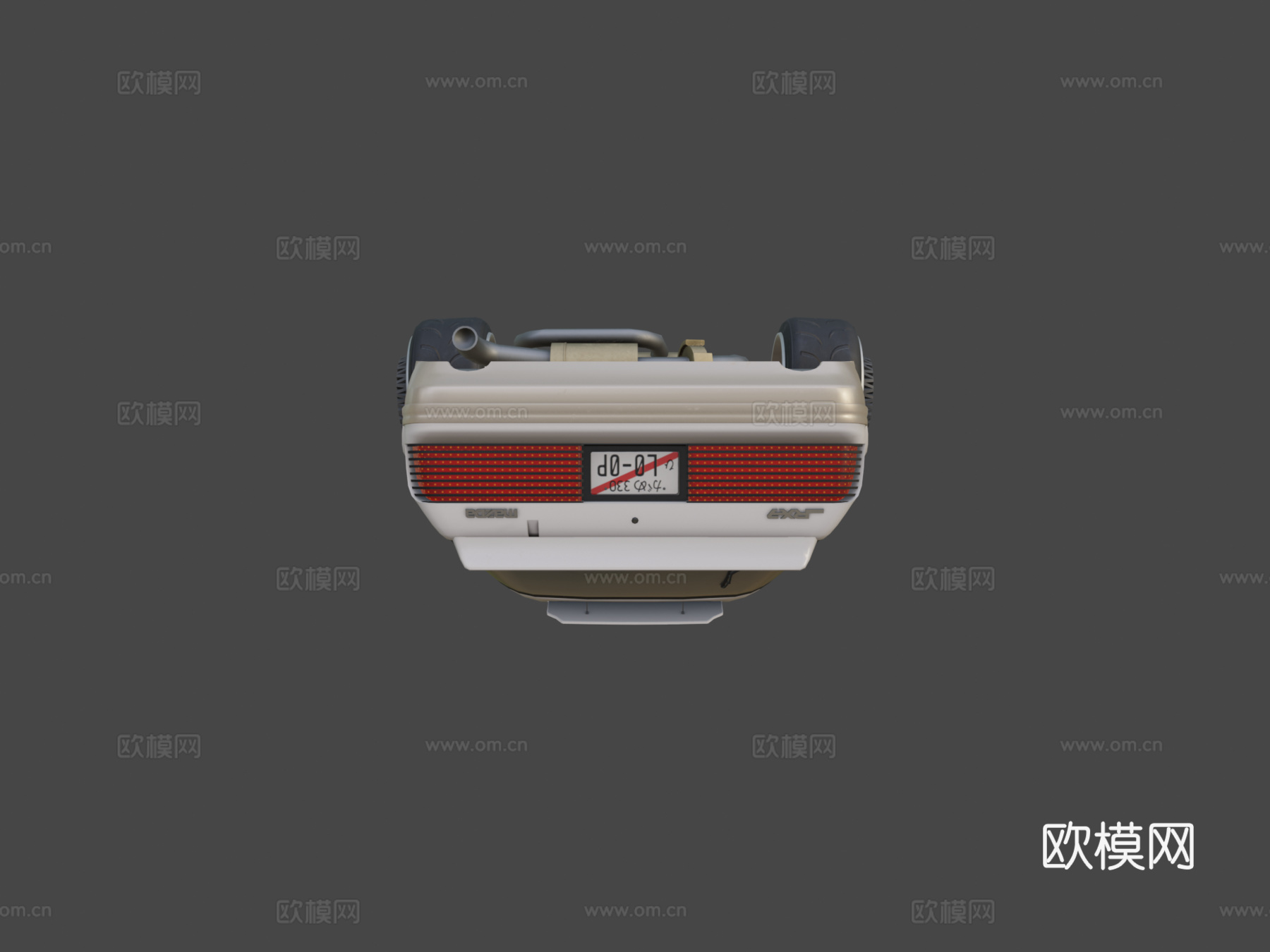 马自达 RX-7 FC 近未来改装3d模型下载（渲染图5）