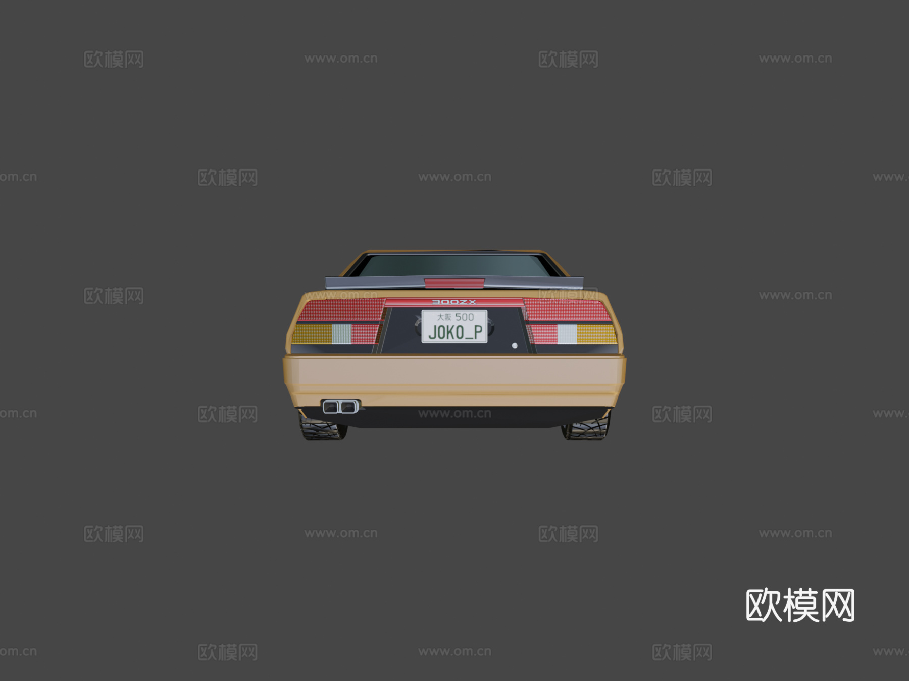 日产300ZX Z31前期型3d模型下载（渲染图5）