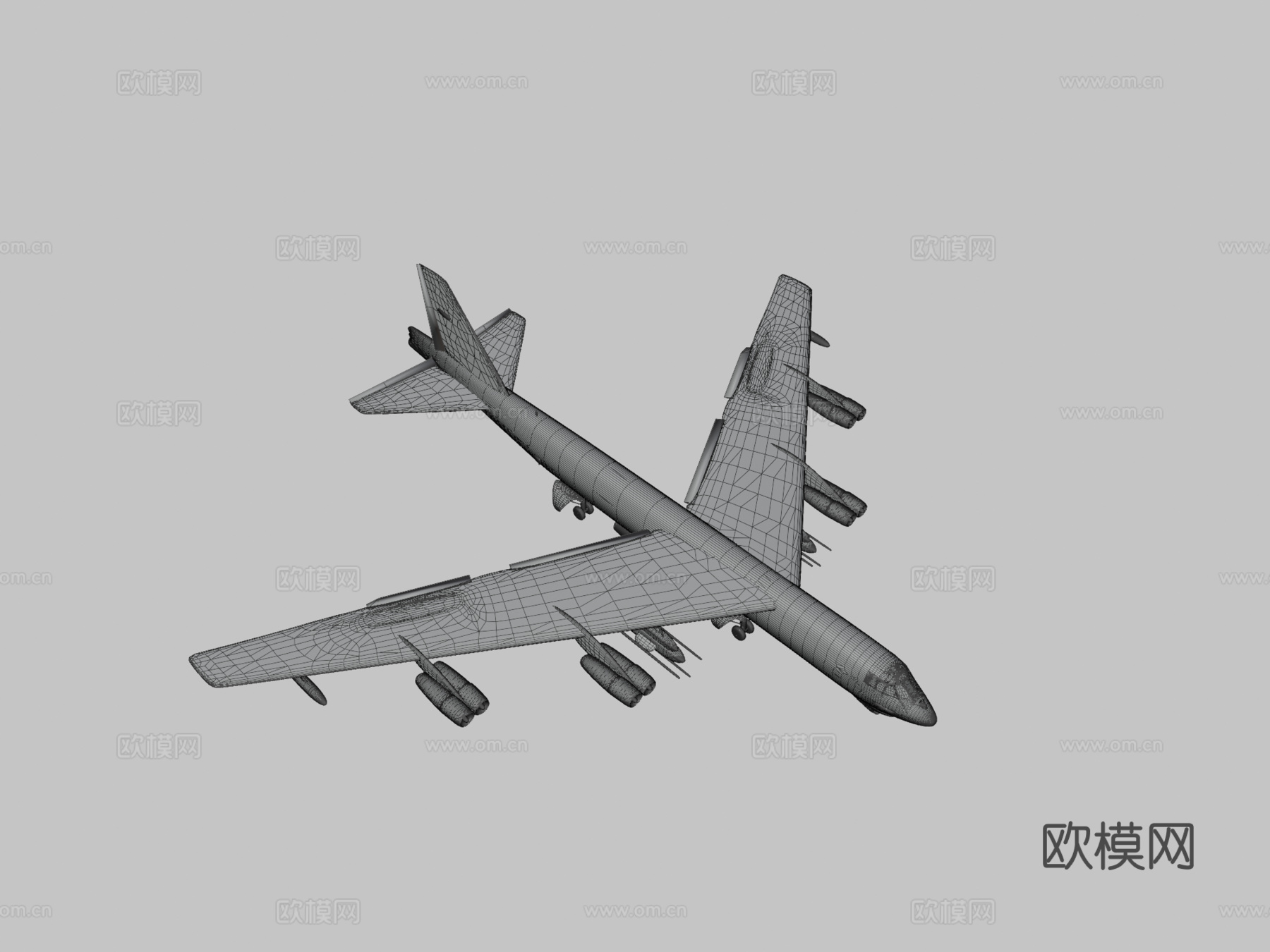 Overlordchaos的飞机作为3d模型下载（渲染图3）