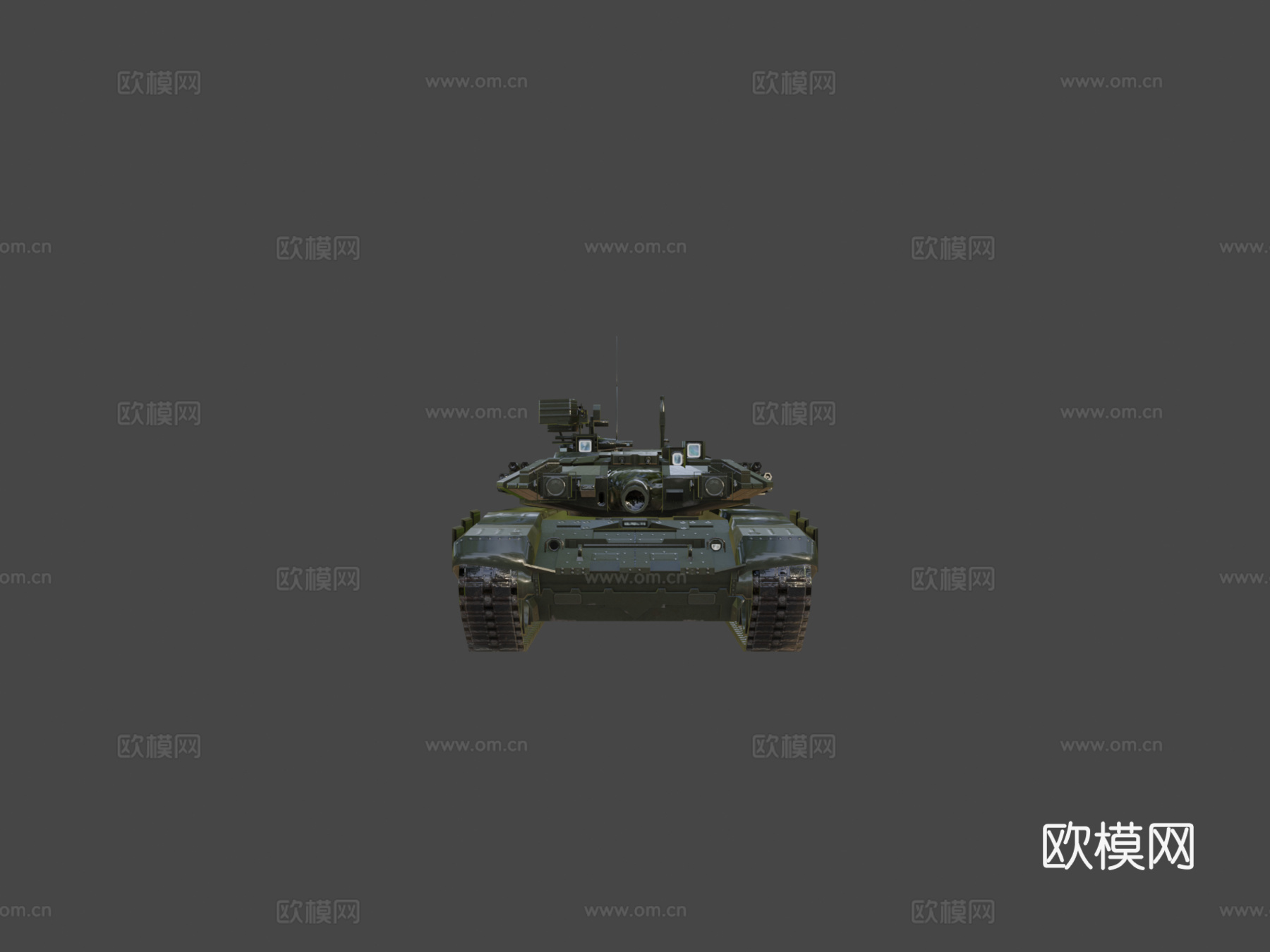 俄罗斯 T-90 主战坦克3d模型下载（渲染图5）