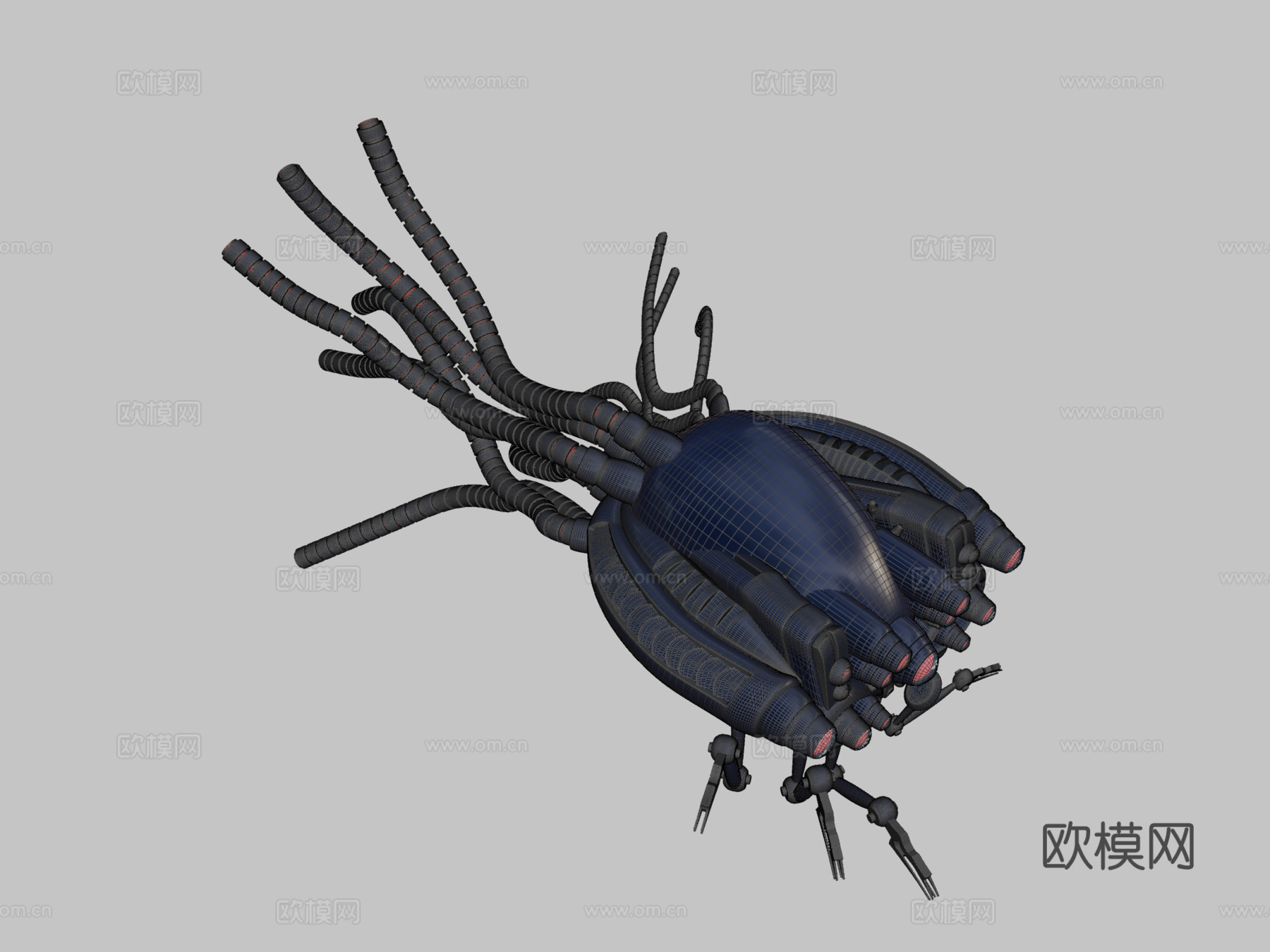 哨兵-黑客帝国3d模型下载（渲染图2）