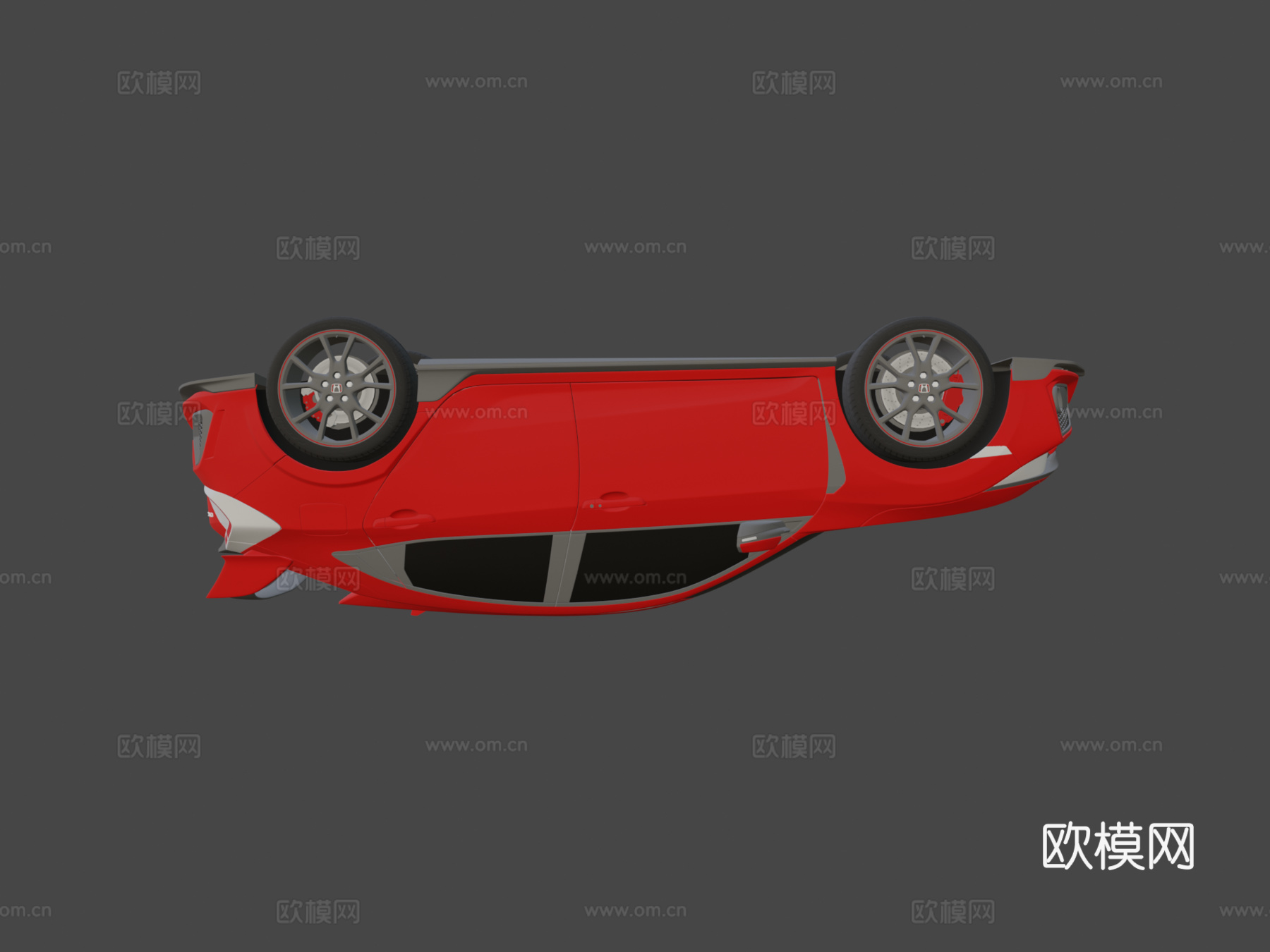 本田思域Type R 20183d模型下载（渲染图6）