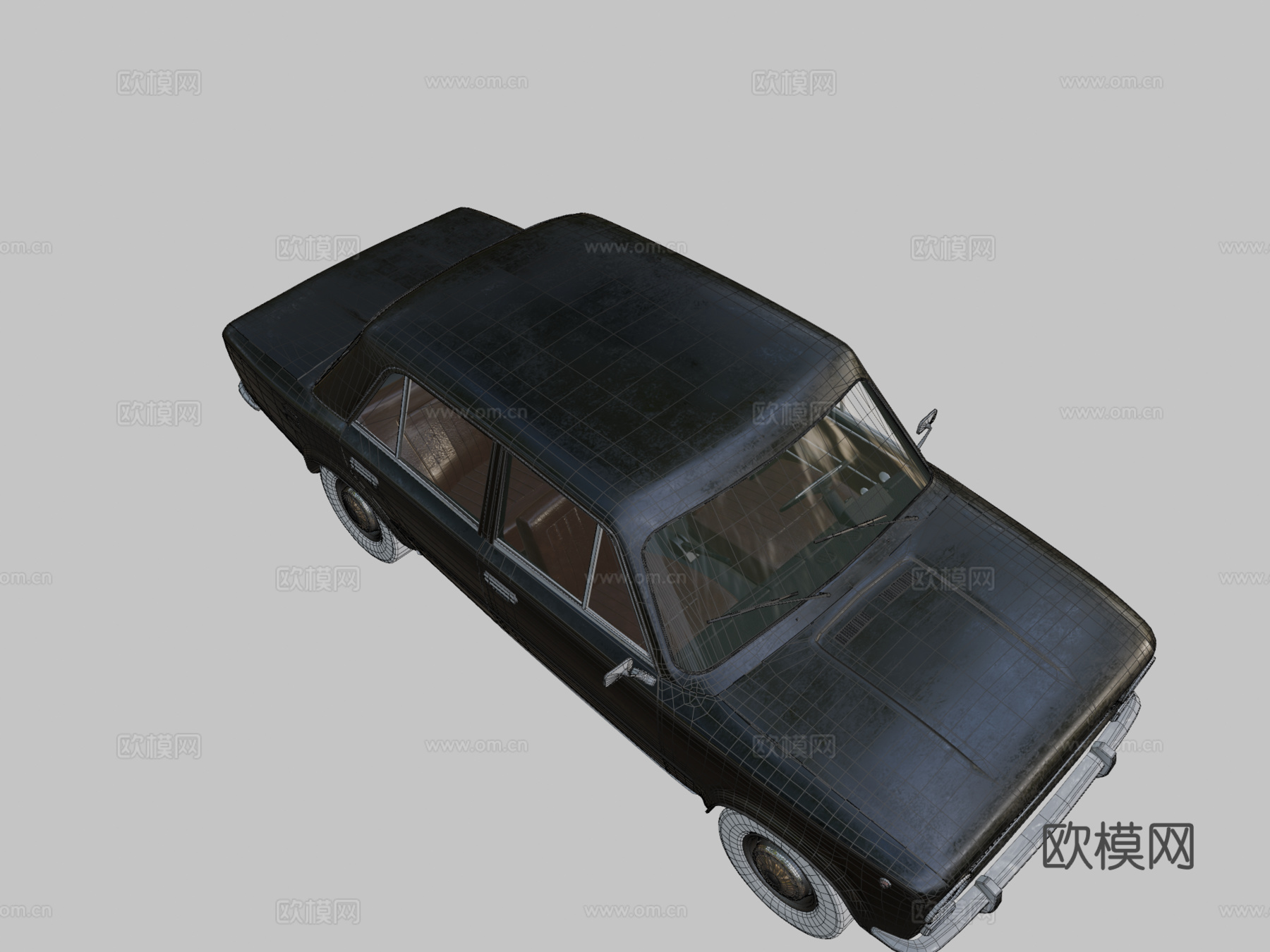 苏联VAZ-21013d模型下载（渲染图2）