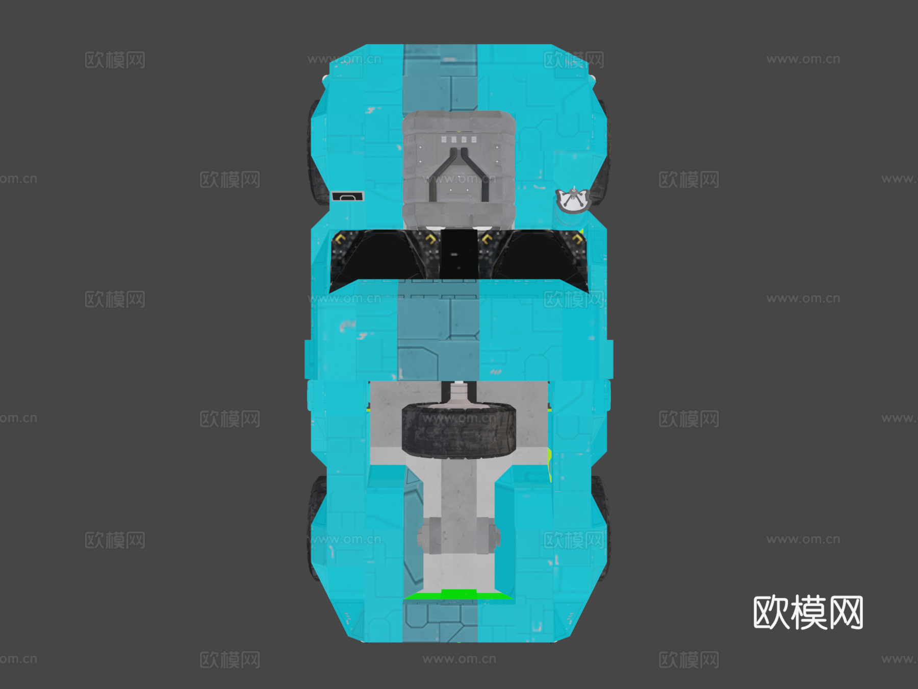 克罗珀汽车-斗士MKI3d模型下载（渲染图7）