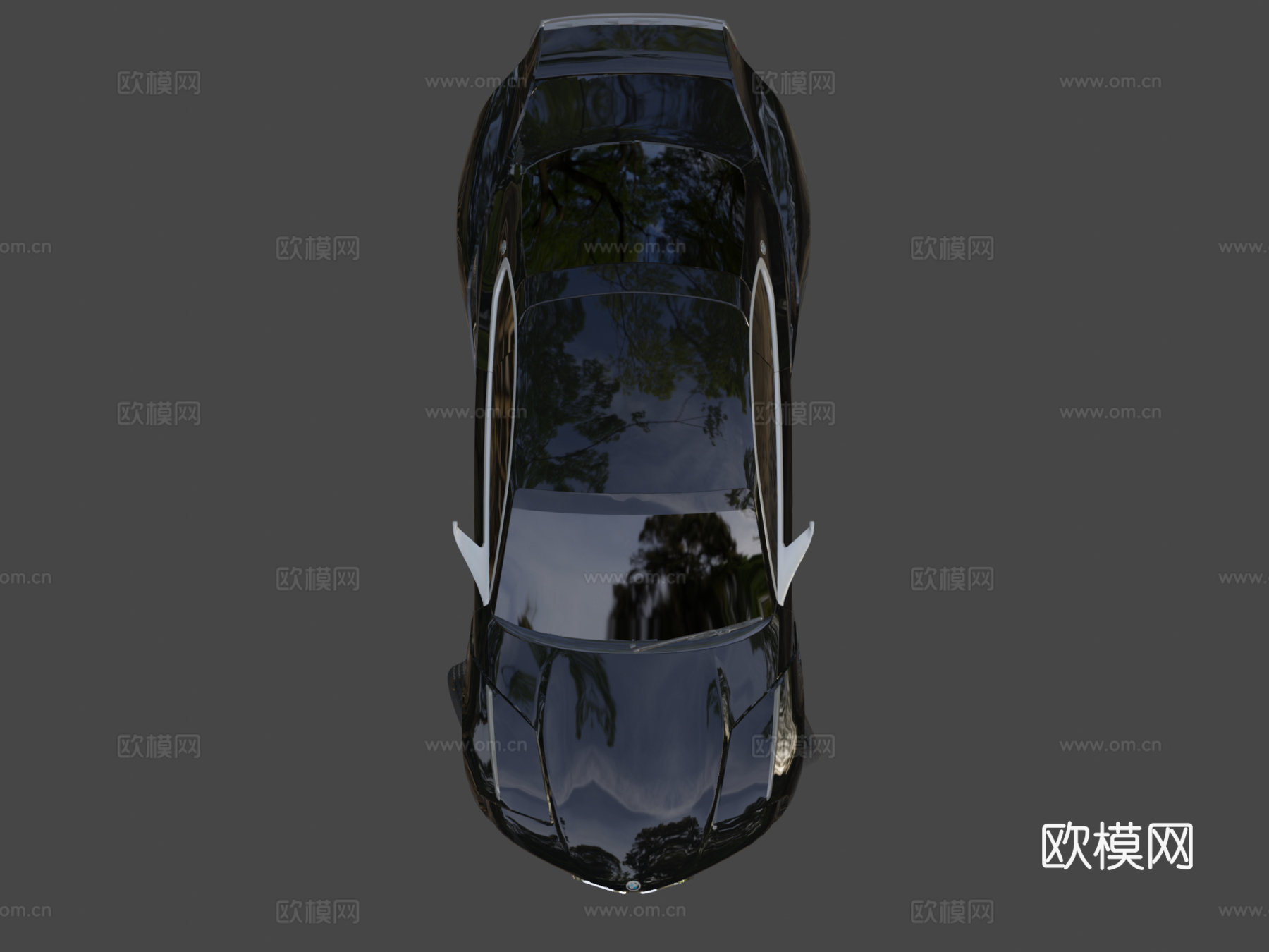 宝马3.0 CSL致敬R3d模型下载（渲染图7）