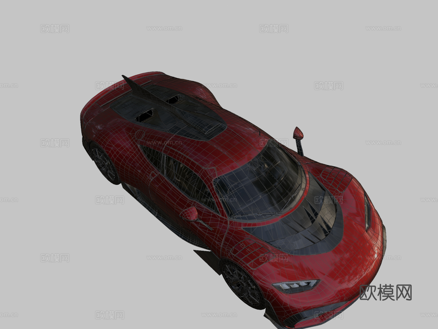 梅赛德斯-AMG项目一号3d模型下载（渲染图2）