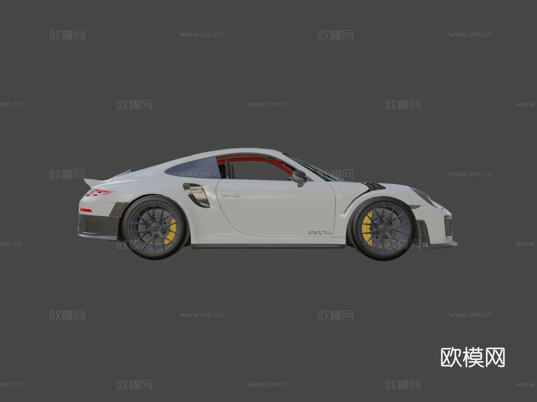 保时捷GT2RS3d模型3d模型下载（渲染图6）