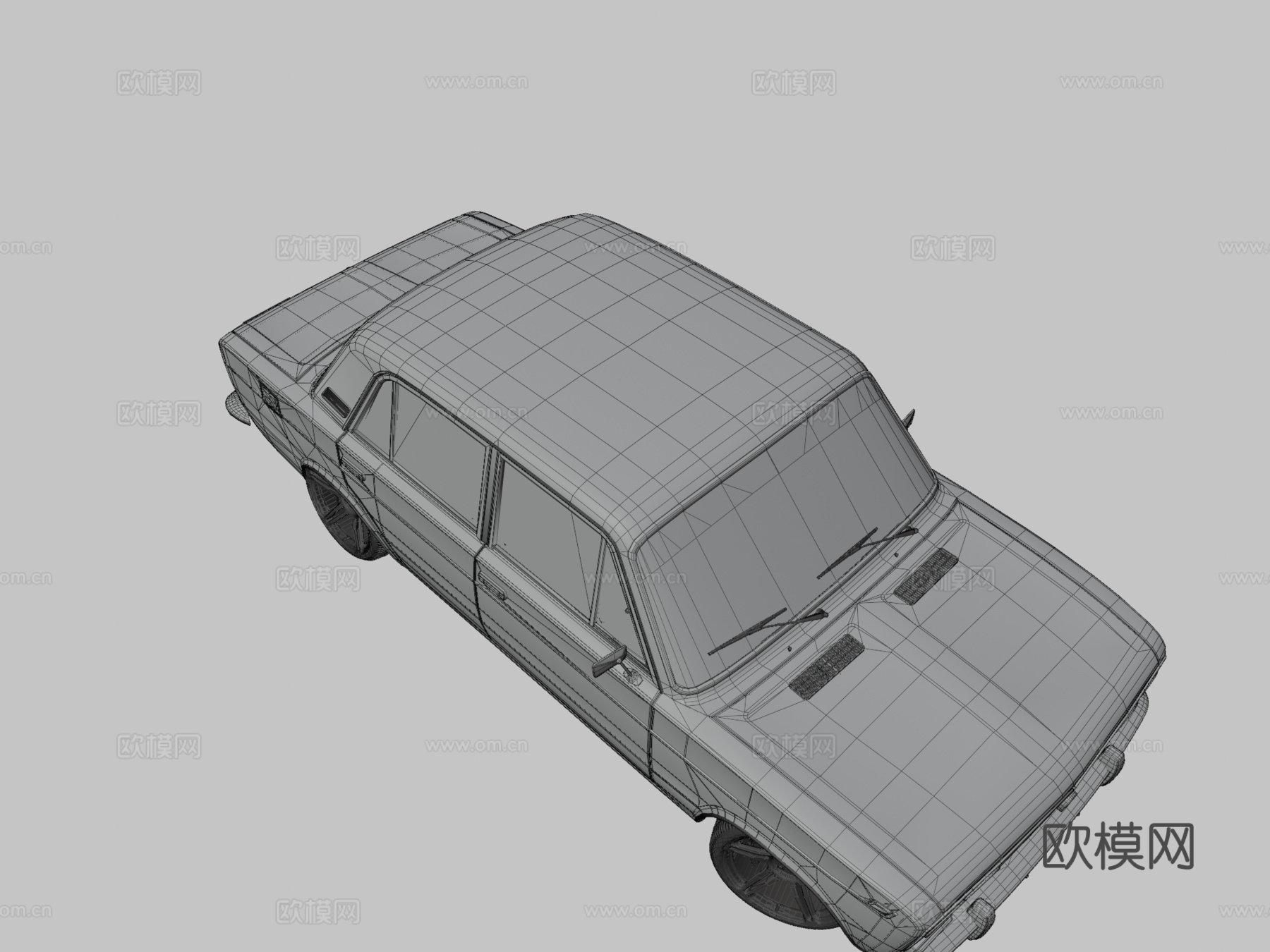 拉达 VAZ-2103 [日古利]3d模型下载（渲染图3）