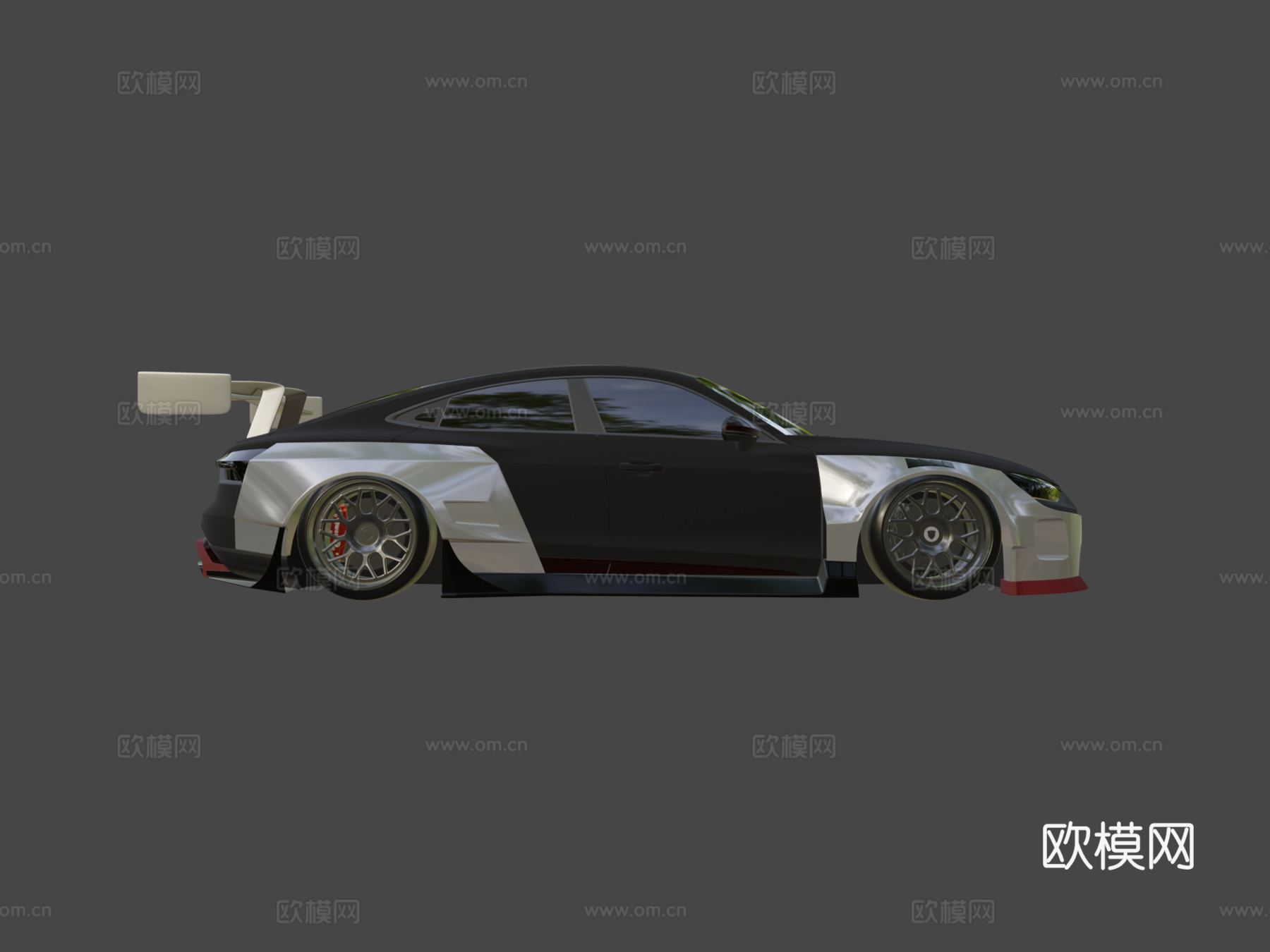 奥迪 RS E-Tron 宽体3d模型下载（渲染图6）