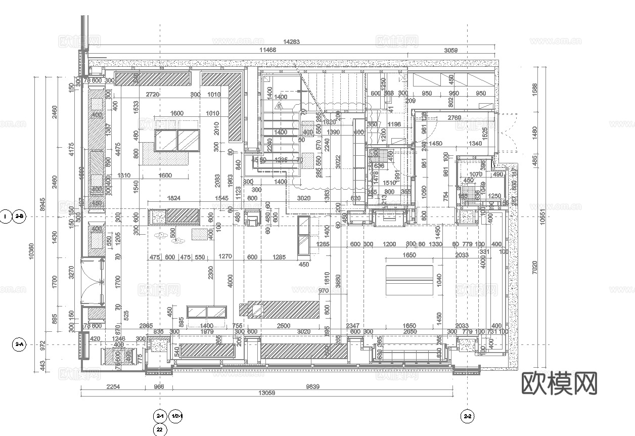 高档男装女装服装店 最新全套 效果图 施工图设计cad施工图