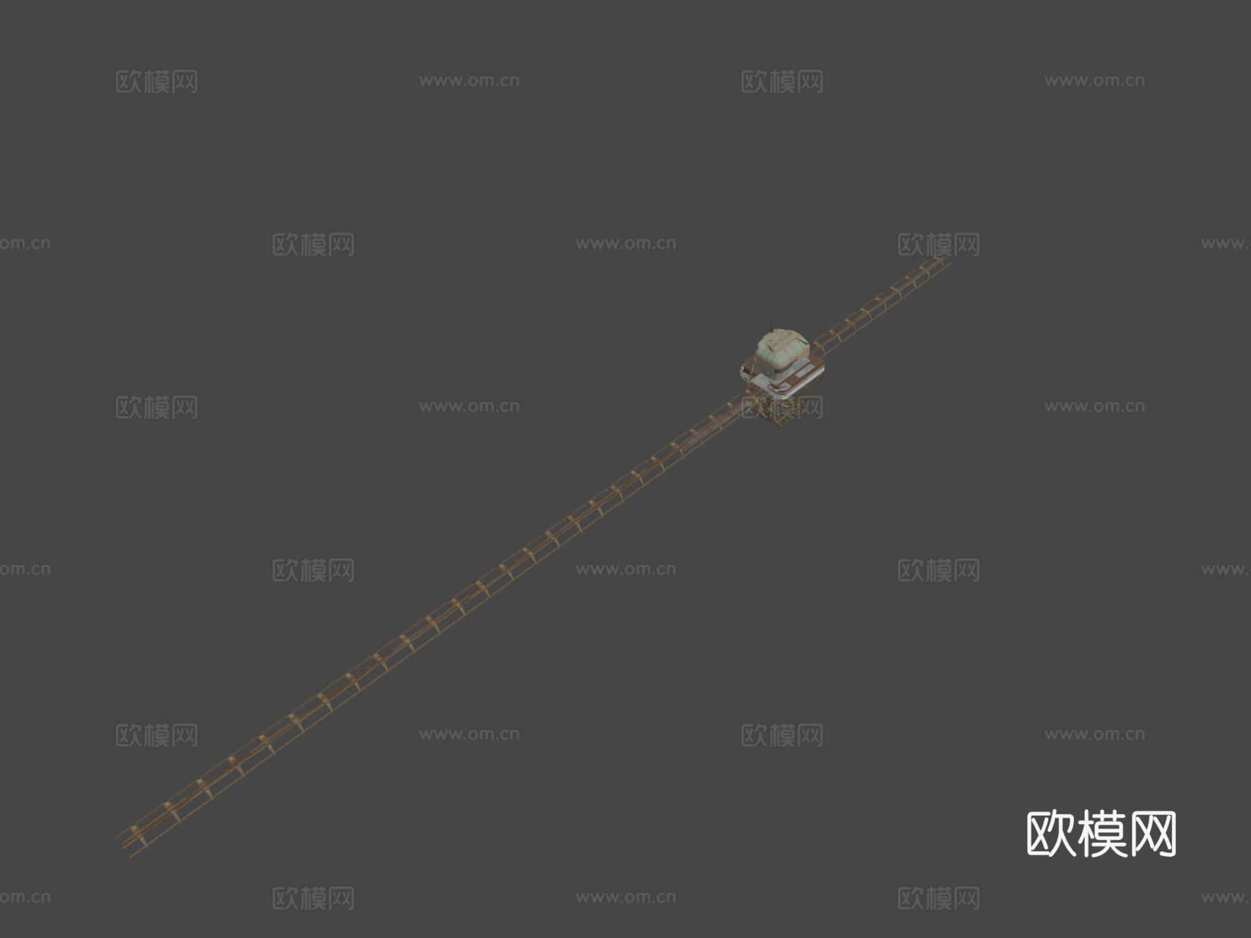 辐射-单轨列车+车站3d模型下载（渲染图6）