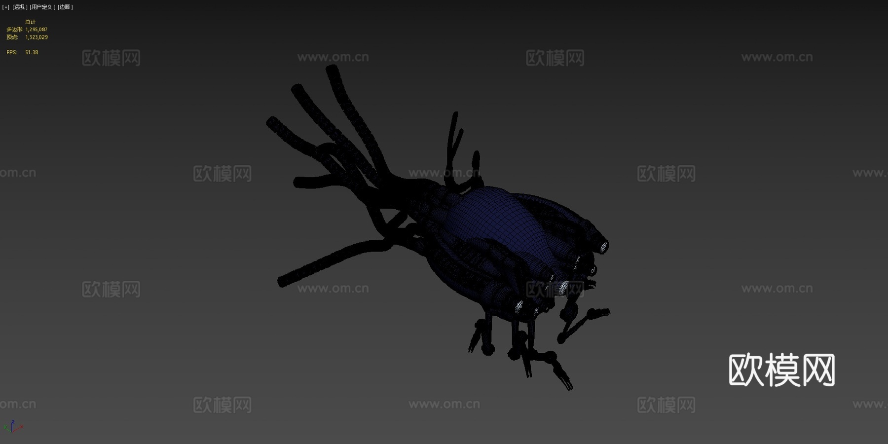 哨兵-黑客帝国3d模型下载（渲染图4）