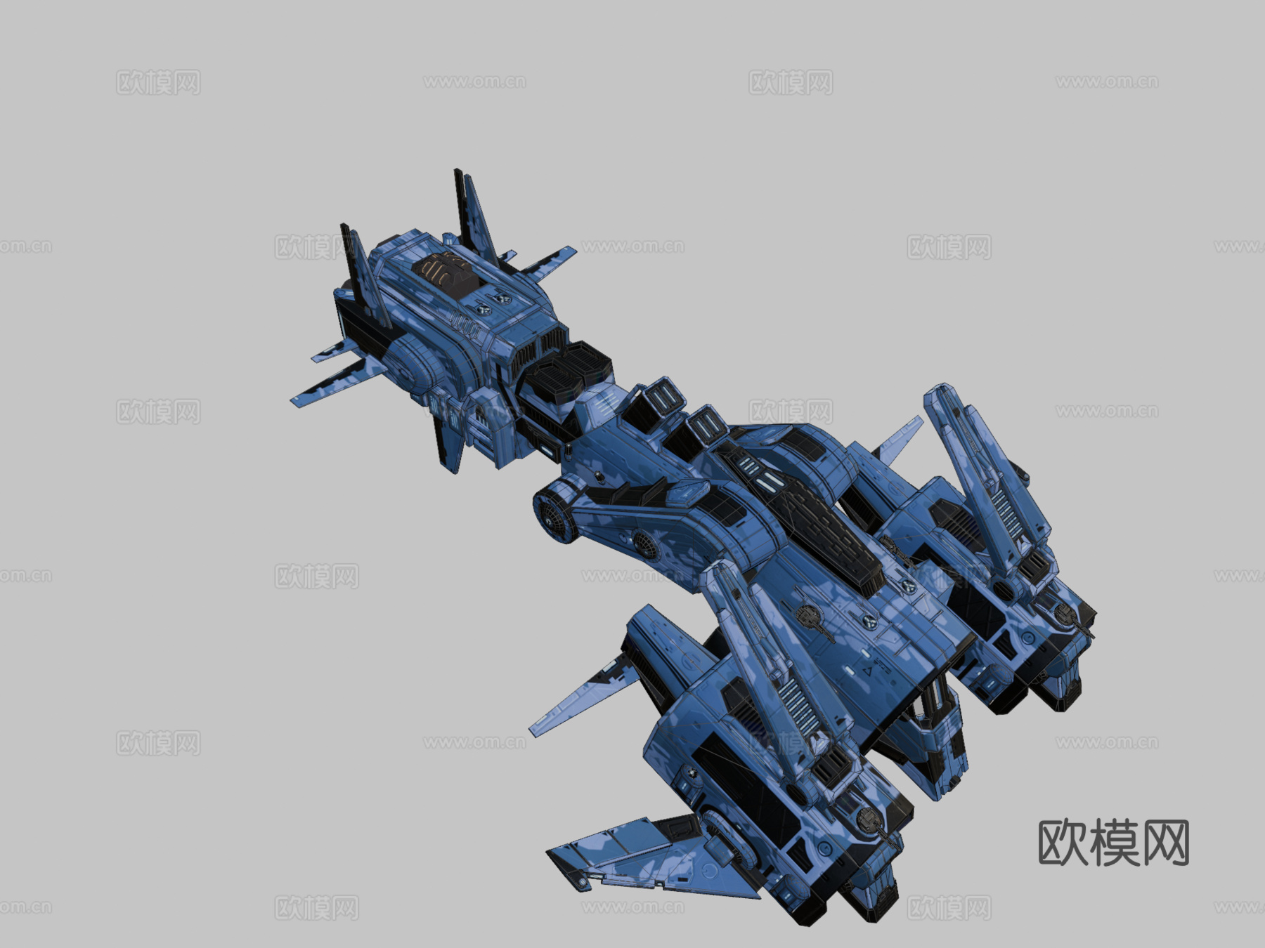 GF-39那伽3d模型下载（渲染图2）