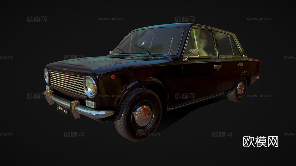 苏联VAZ-21013d模型下载（渲染图1）