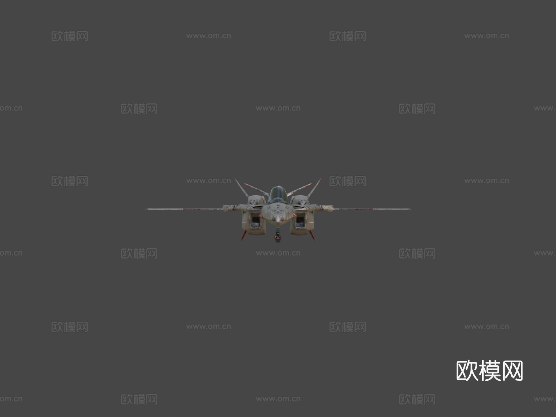 太空船超时空要塞YF-193d模型下载（渲染图5）