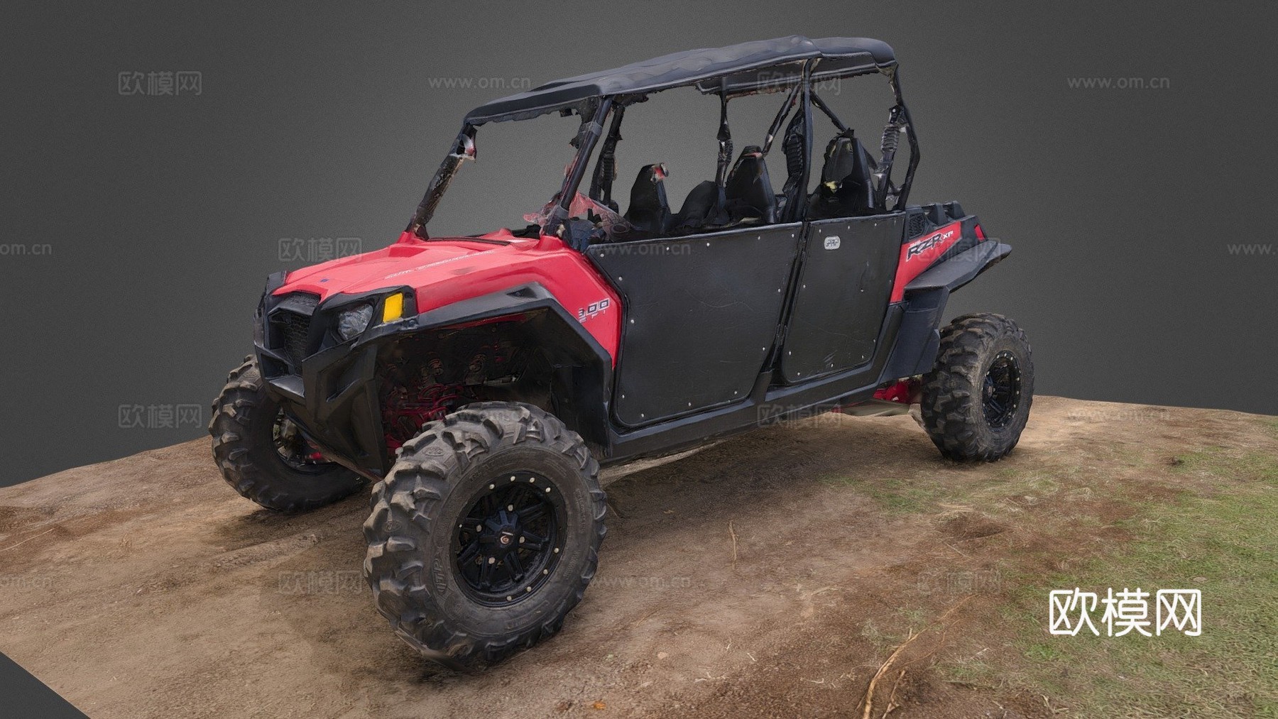 北极星RZR XP 9003d模型3d模型下载（渲染图1）