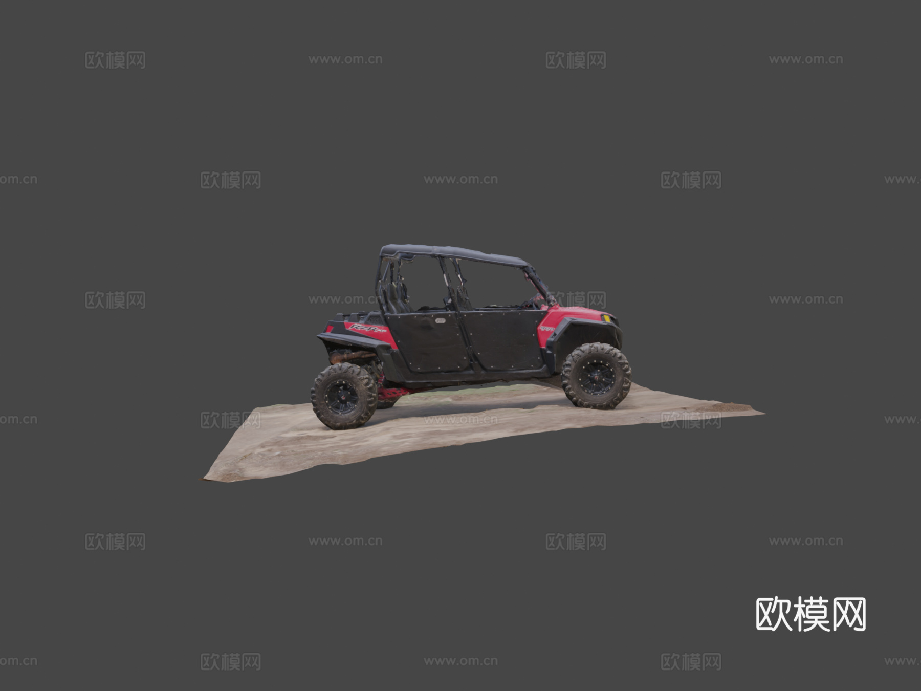 北极星RZR XP 9003d模型3d模型下载（渲染图6）