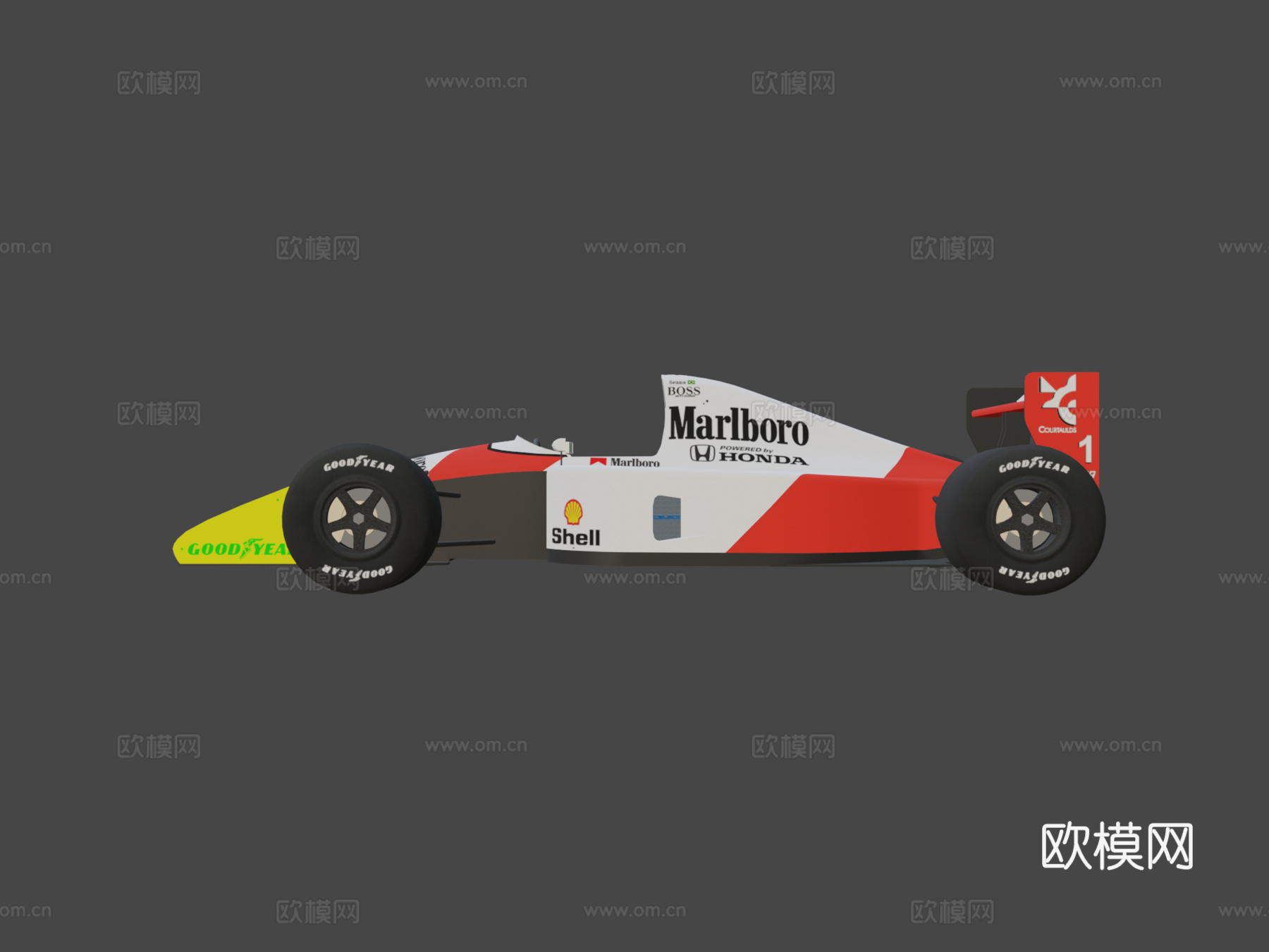 迈凯伦MP4-63d模型下载（渲染图6）