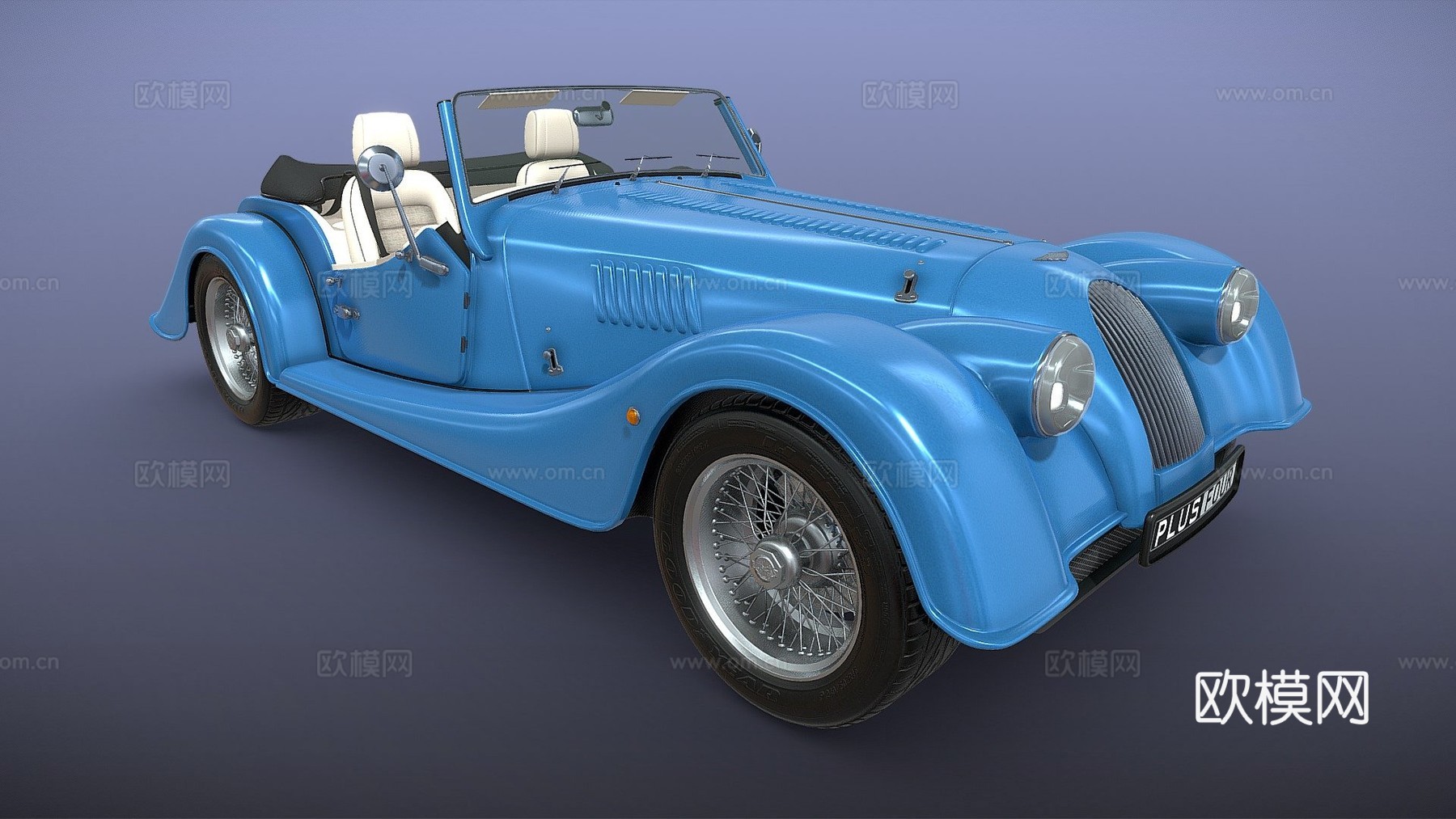 摩根加四3d模型下载（渲染图1）