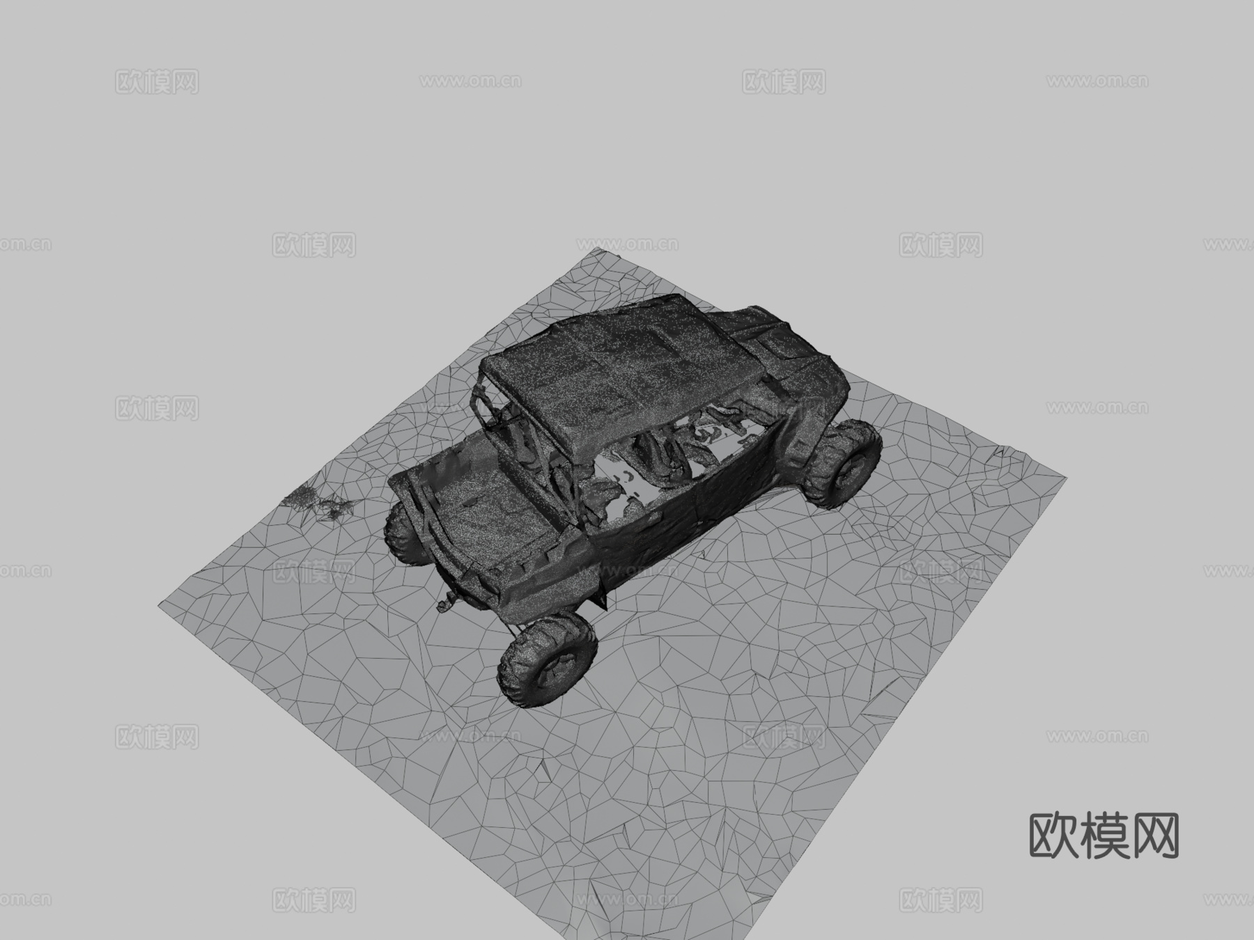 北极星RZR XP 9003d模型3d模型下载（渲染图4）