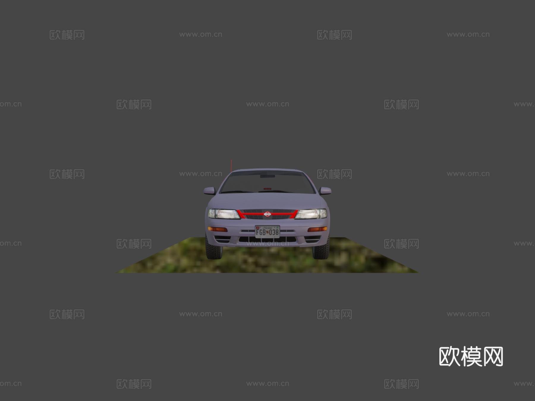 -1999日产千里马3d模型下载（渲染图6）