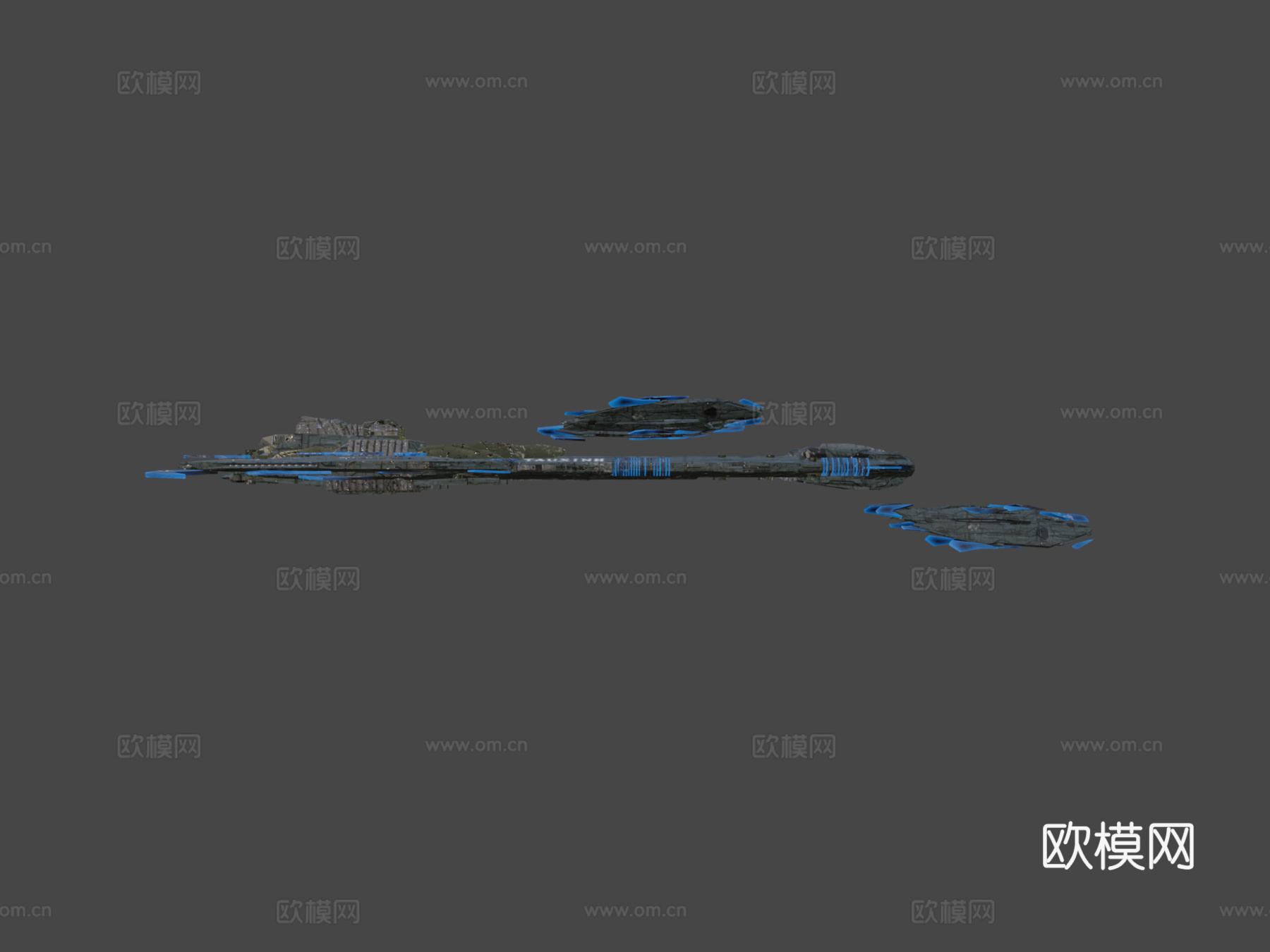 陶欣无畏舰3d模型下载（渲染图5）