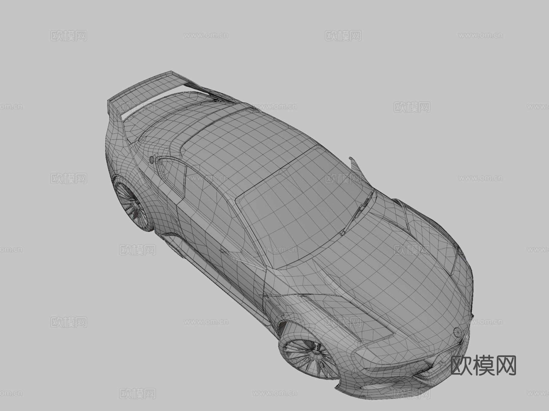 宝马3.0 CSL致敬R3d模型下载（渲染图3）