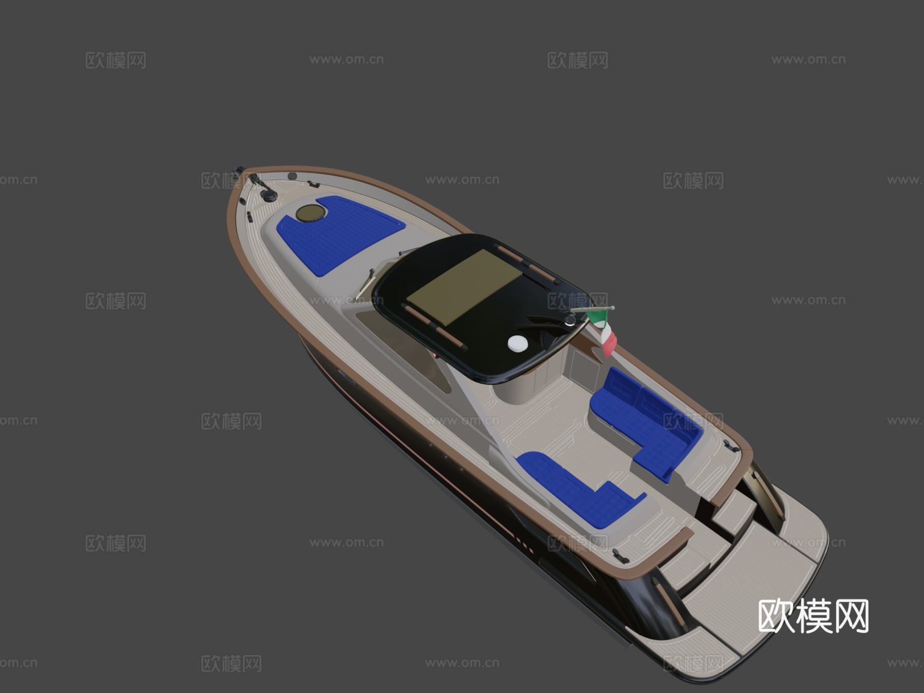 摩托游艇 353d模型下载（渲染图8）