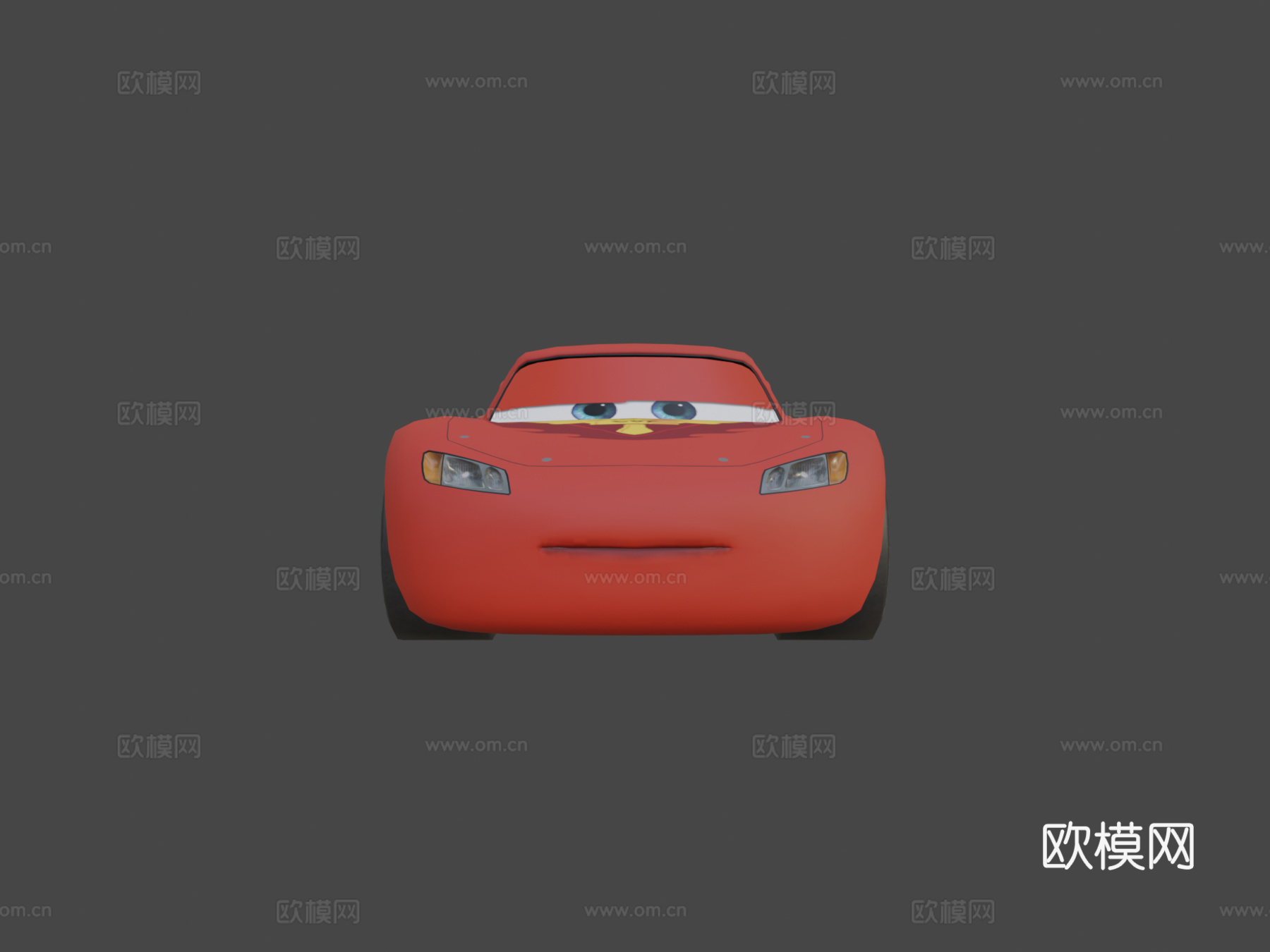 WGP闪电麦昆（赛车总动员2）3d模型下载（渲染图5）