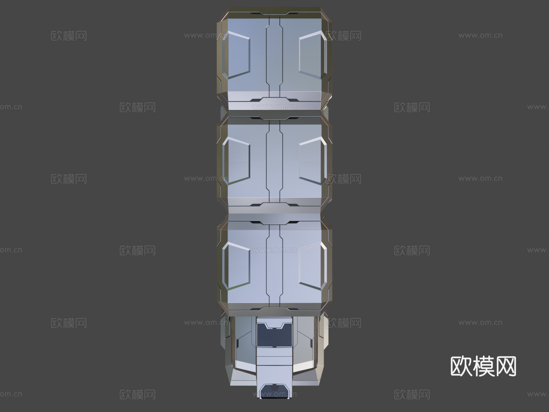 科幻载具005-公共领域（CC0）3d模型下载（渲染图7）