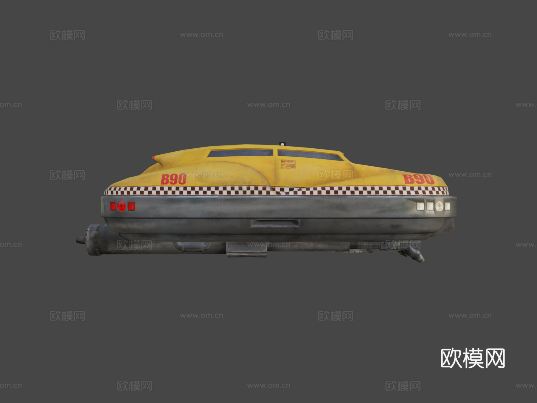 第五元素-科本的出租车（制作中）3d模型下载（渲染图6）