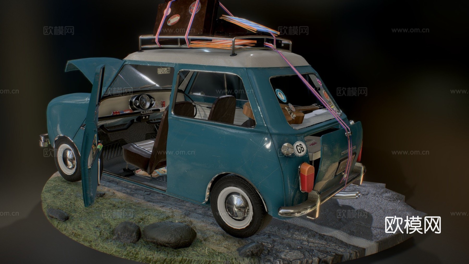 莫里斯库珀S - 奥斯汀迷你 - MK13d模型