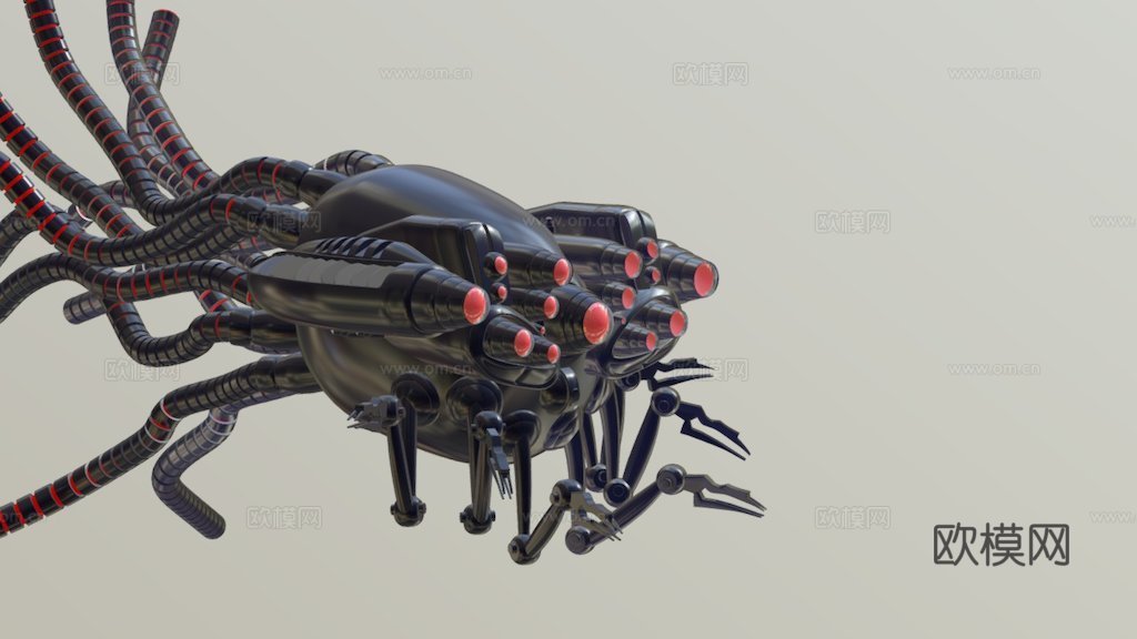 哨兵-黑客帝国3d模型下载（渲染图1）