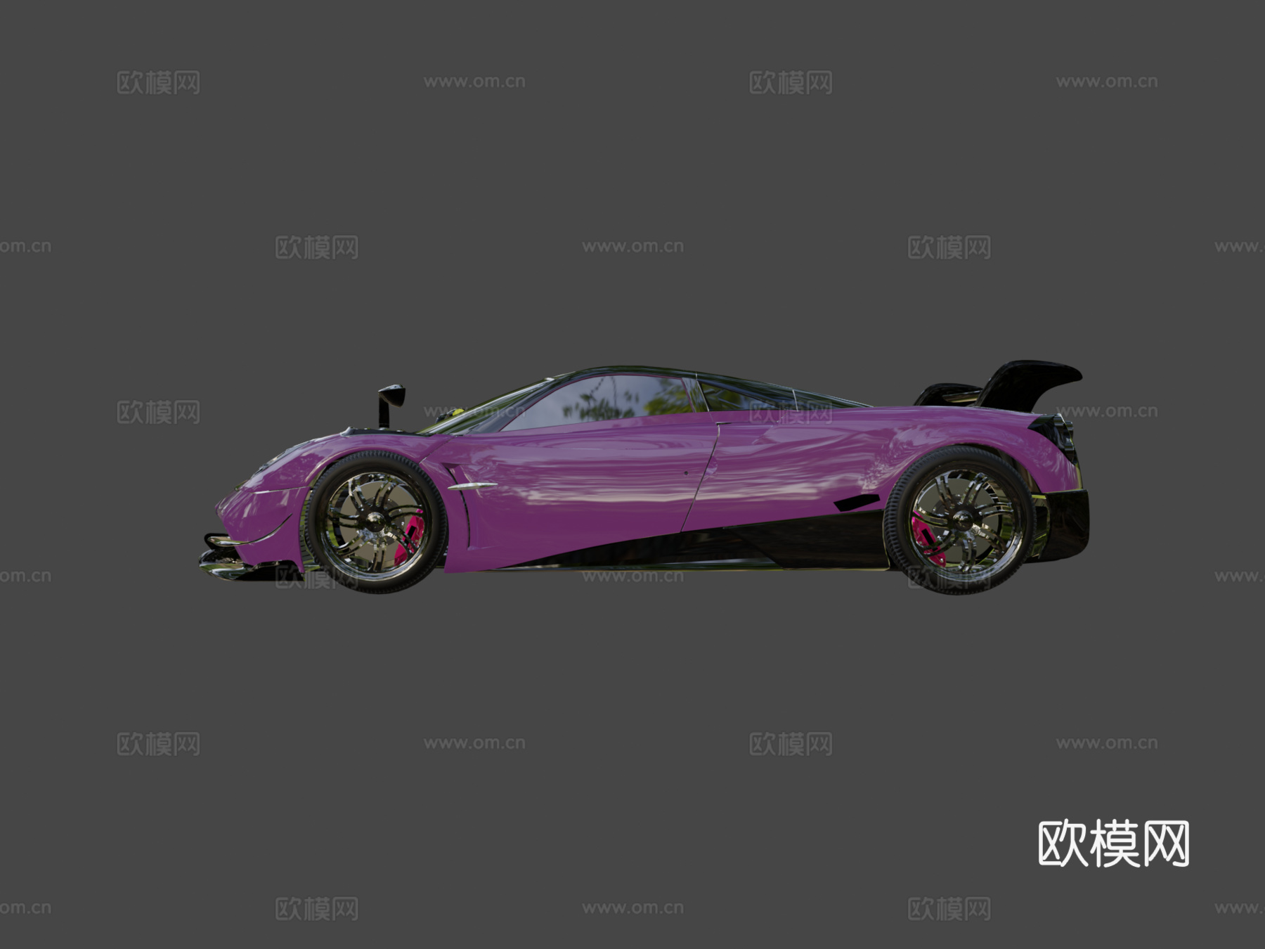 帕加尼 Huayra3d模型下载（渲染图6）