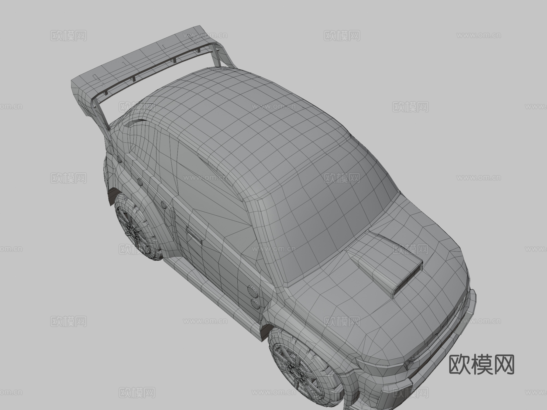 HCR2拉力赛车3d模型下载（渲染图3）