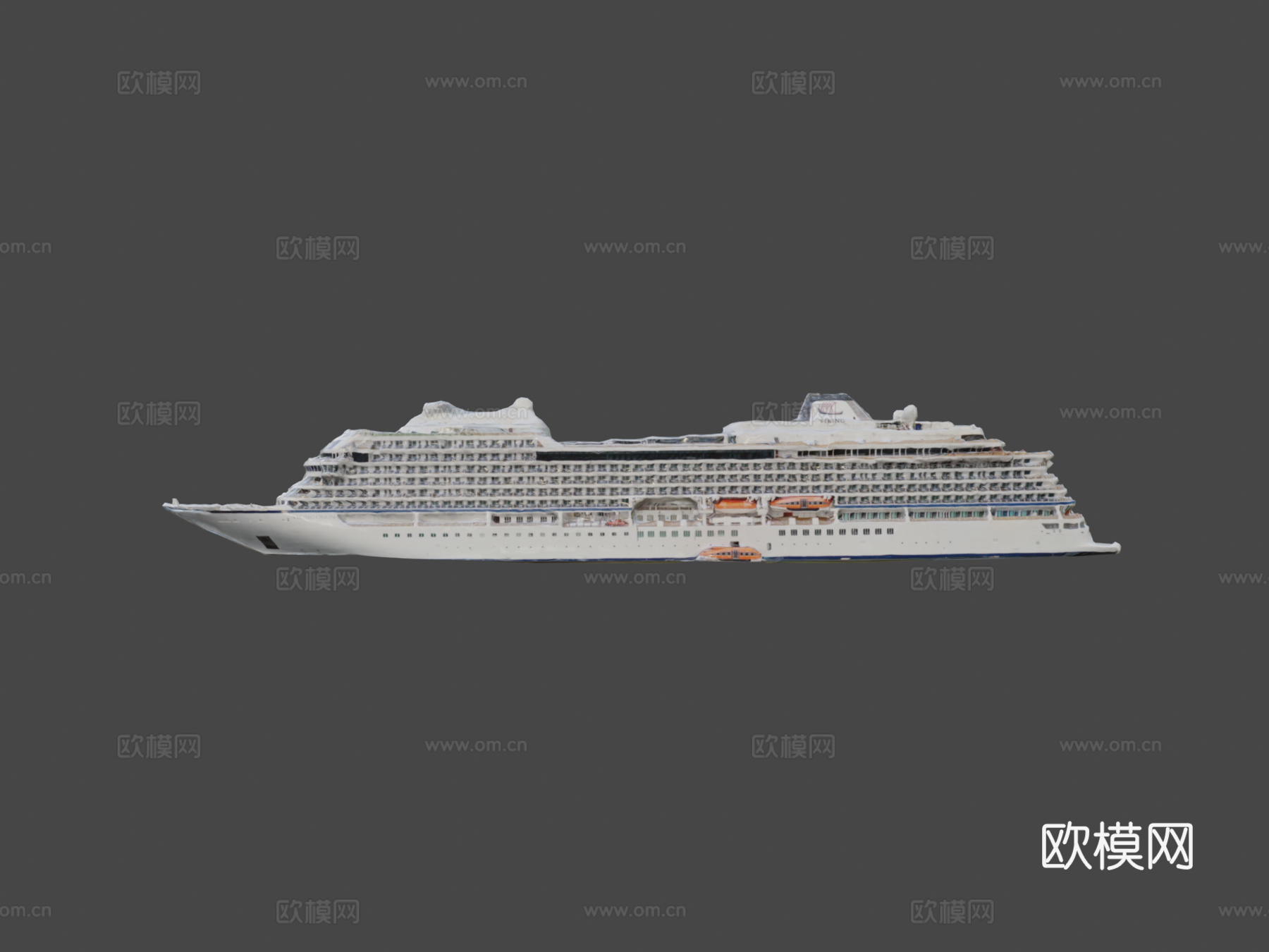 维京游轮3d模型下载（渲染图6）