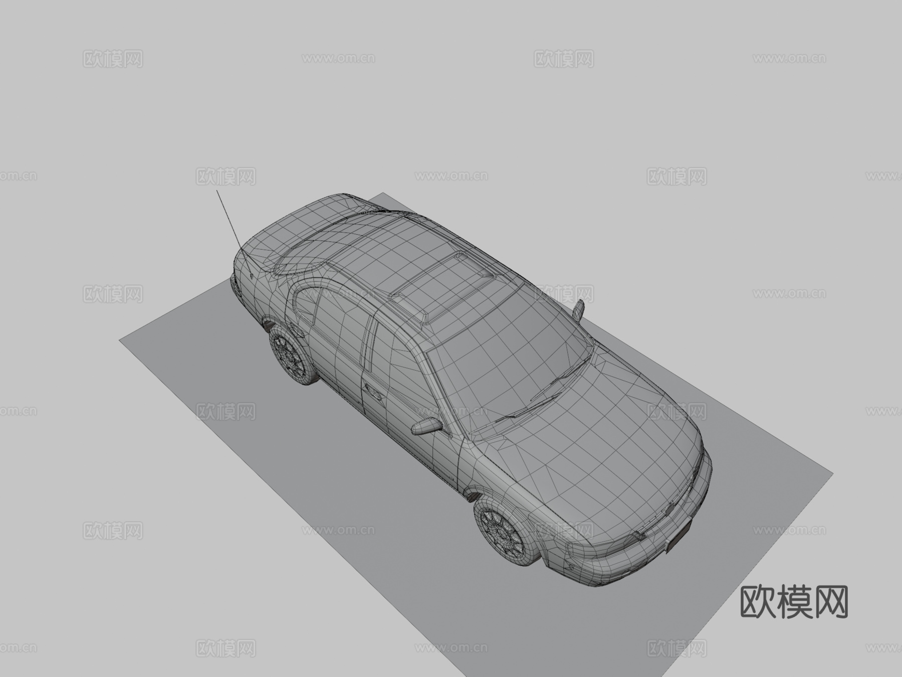 -1999日产千里马3d模型下载（渲染图3）