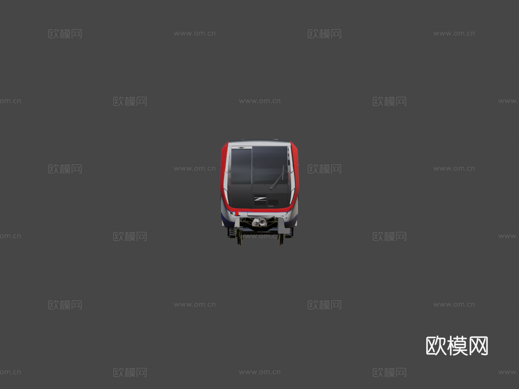 新莫斯科地铁车厢81-765系列3d模型下载（渲染图5）