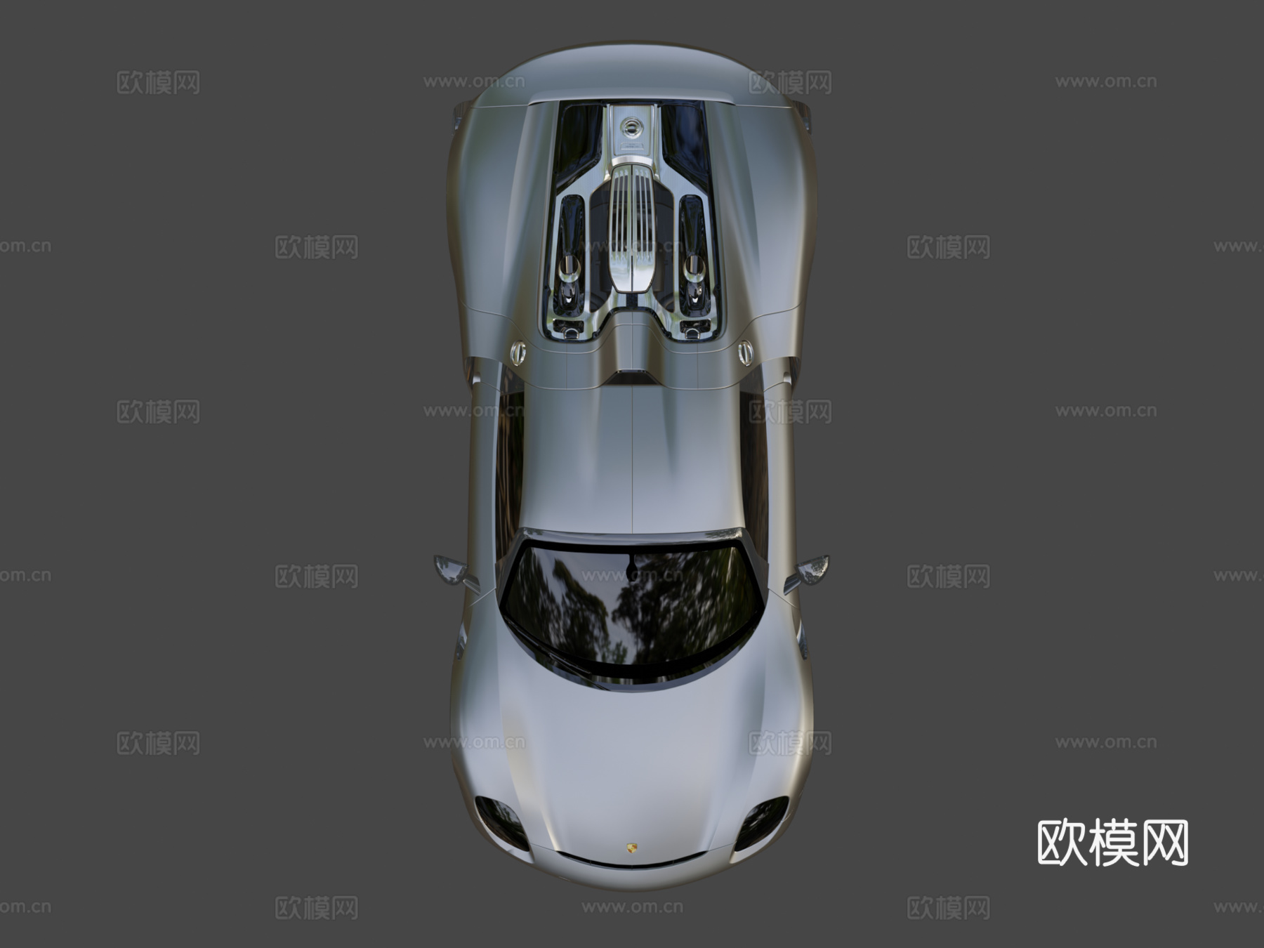 年保时捷 918 Spyder3d模型下载（渲染图7）