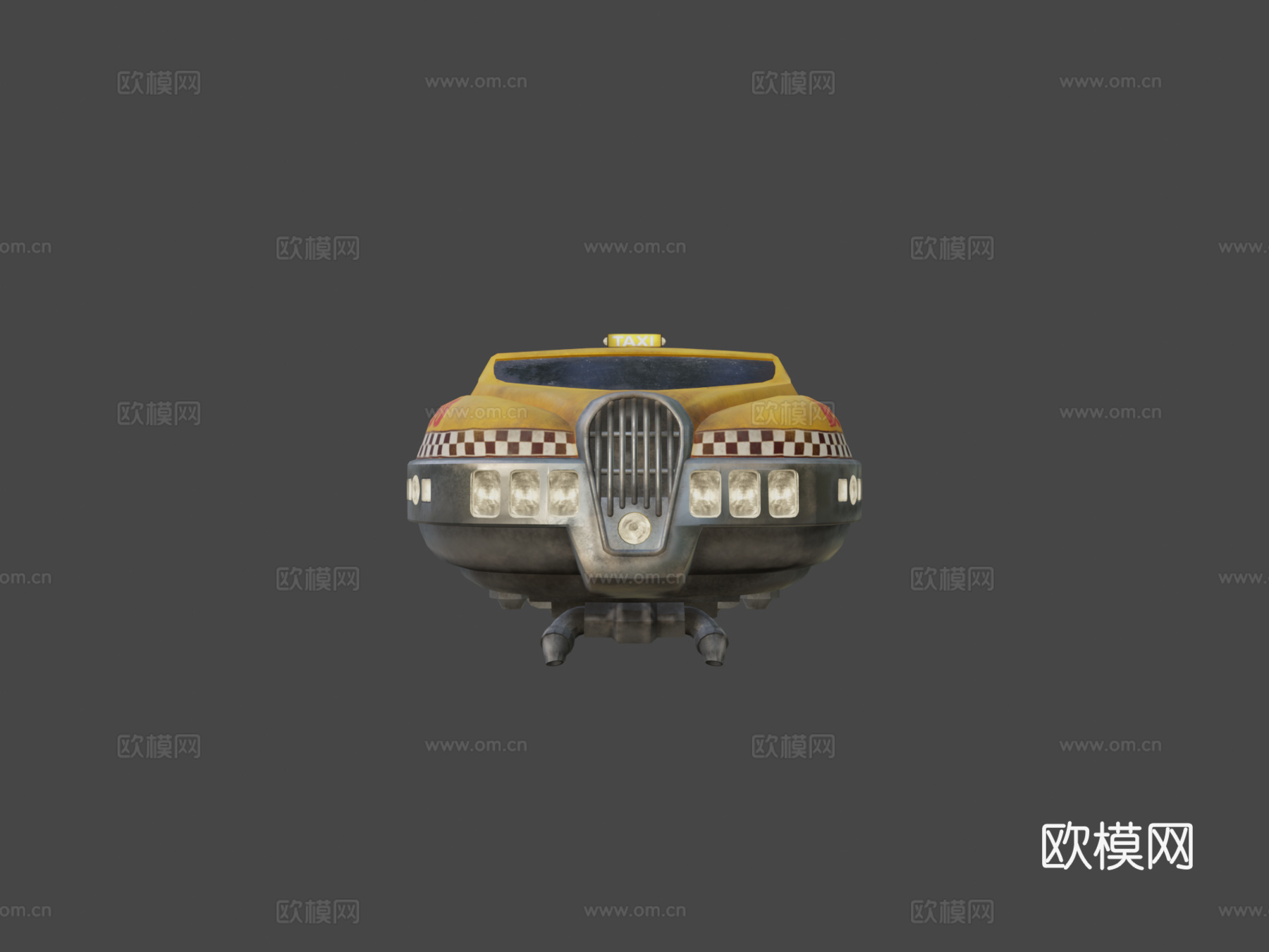第五元素-科本的出租车（制作中）3d模型下载（渲染图5）
