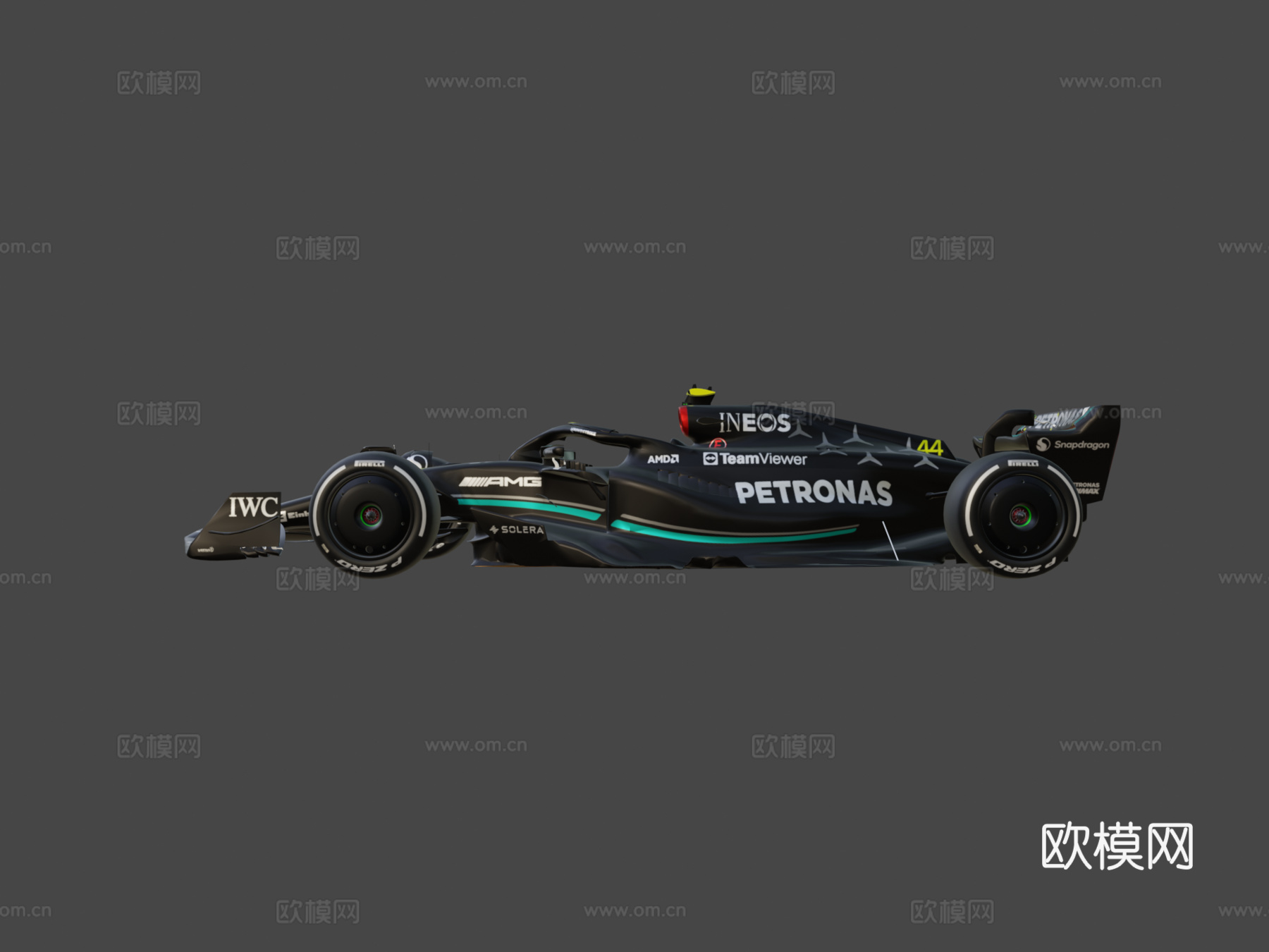 F1 2023 梅赛德斯 W143d模型下载（渲染图6）