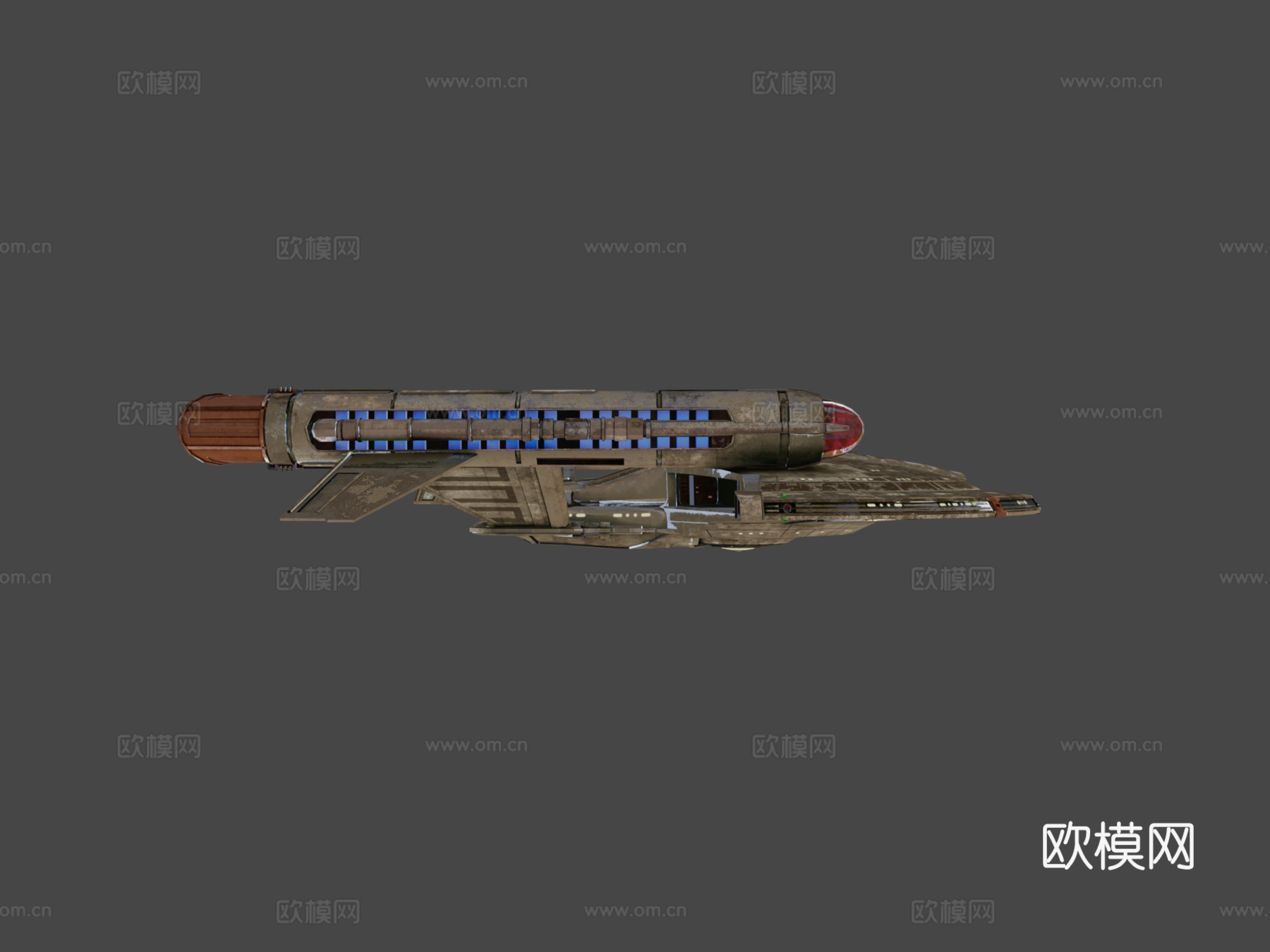 星际迷航 - 无畏型3d模型下载（渲染图5）