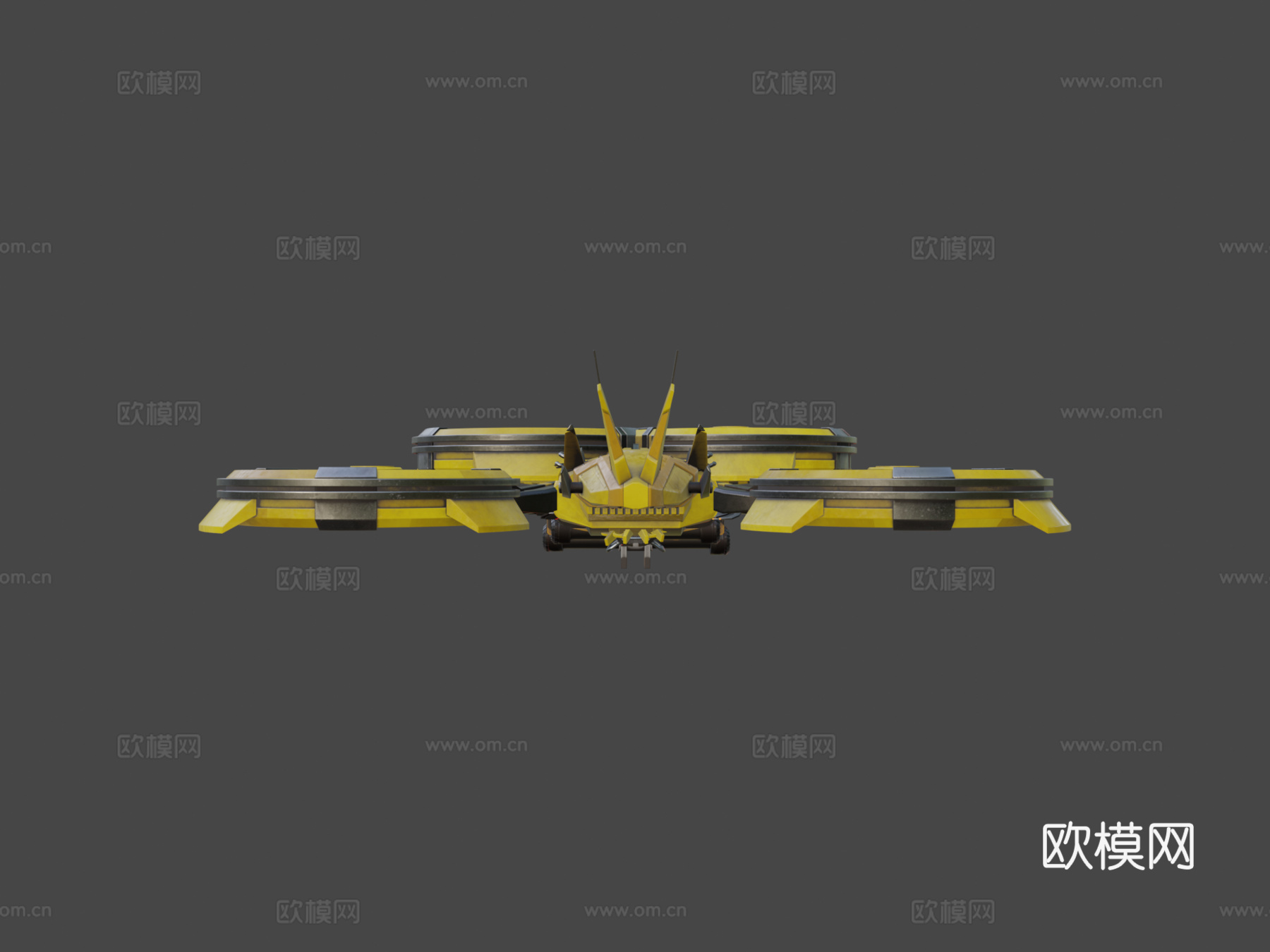 警用无人机-蝰蛇ZX073d模型下载（渲染图5）