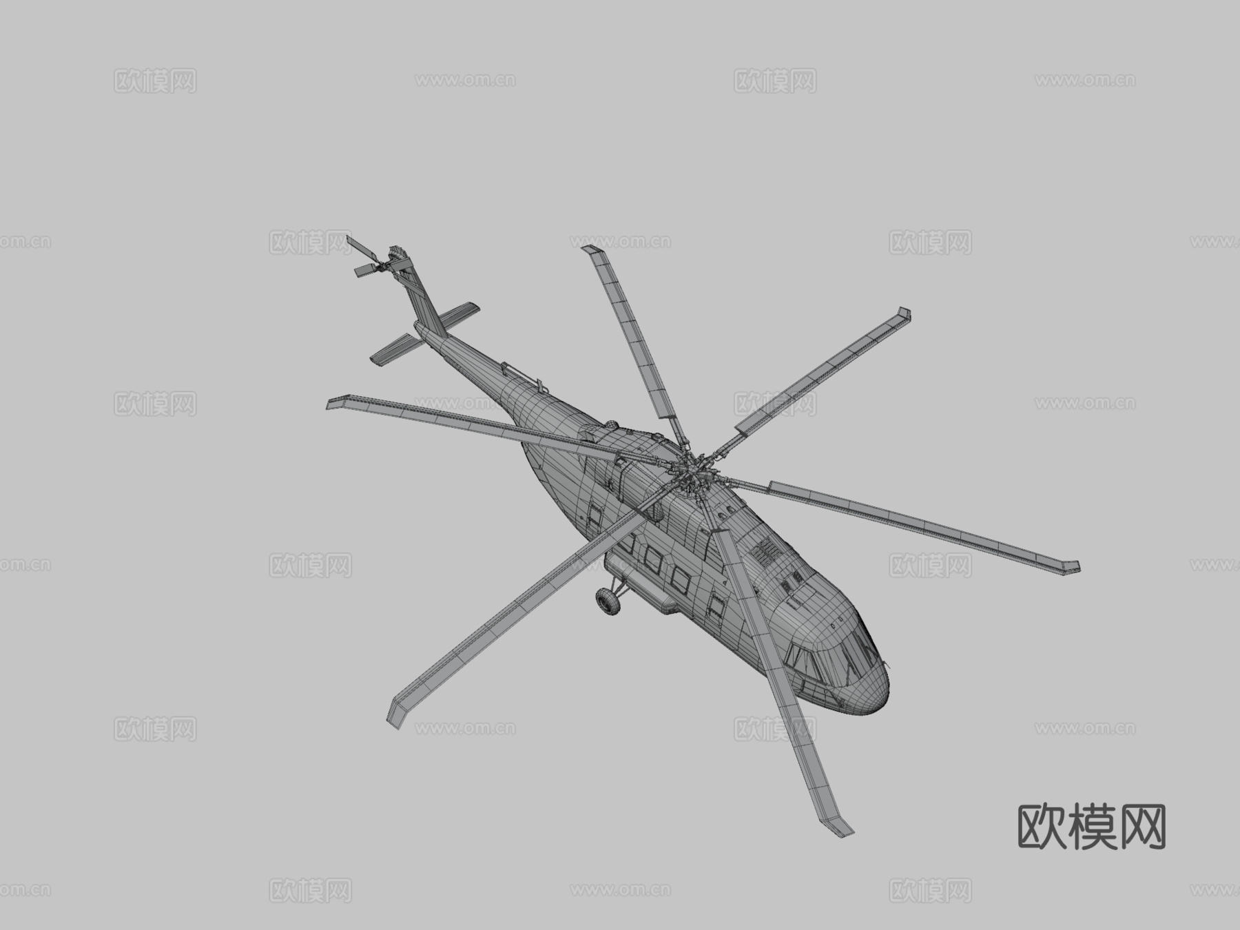 米-383d模型下载（渲染图3）