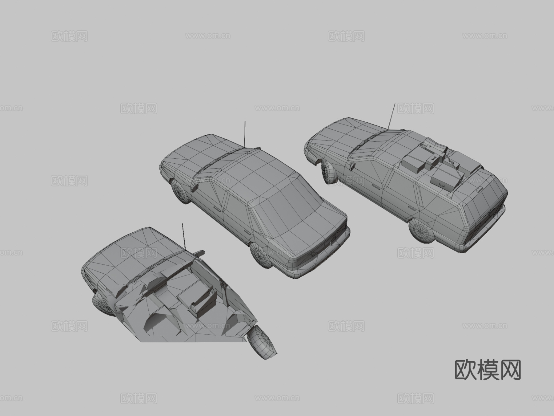'93福特金牛座3d模型下载（渲染图3）